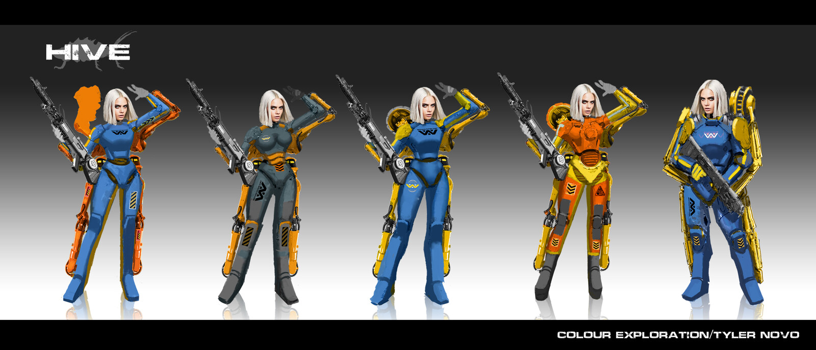 Diana is a corporate mercenary charged with hiring a ground crew to investigate the Hive.