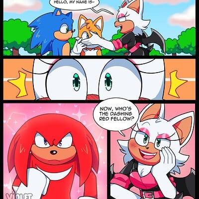 ArtStation - Sonic Boom comic: Amy's LEAVING? (NOT MINE)