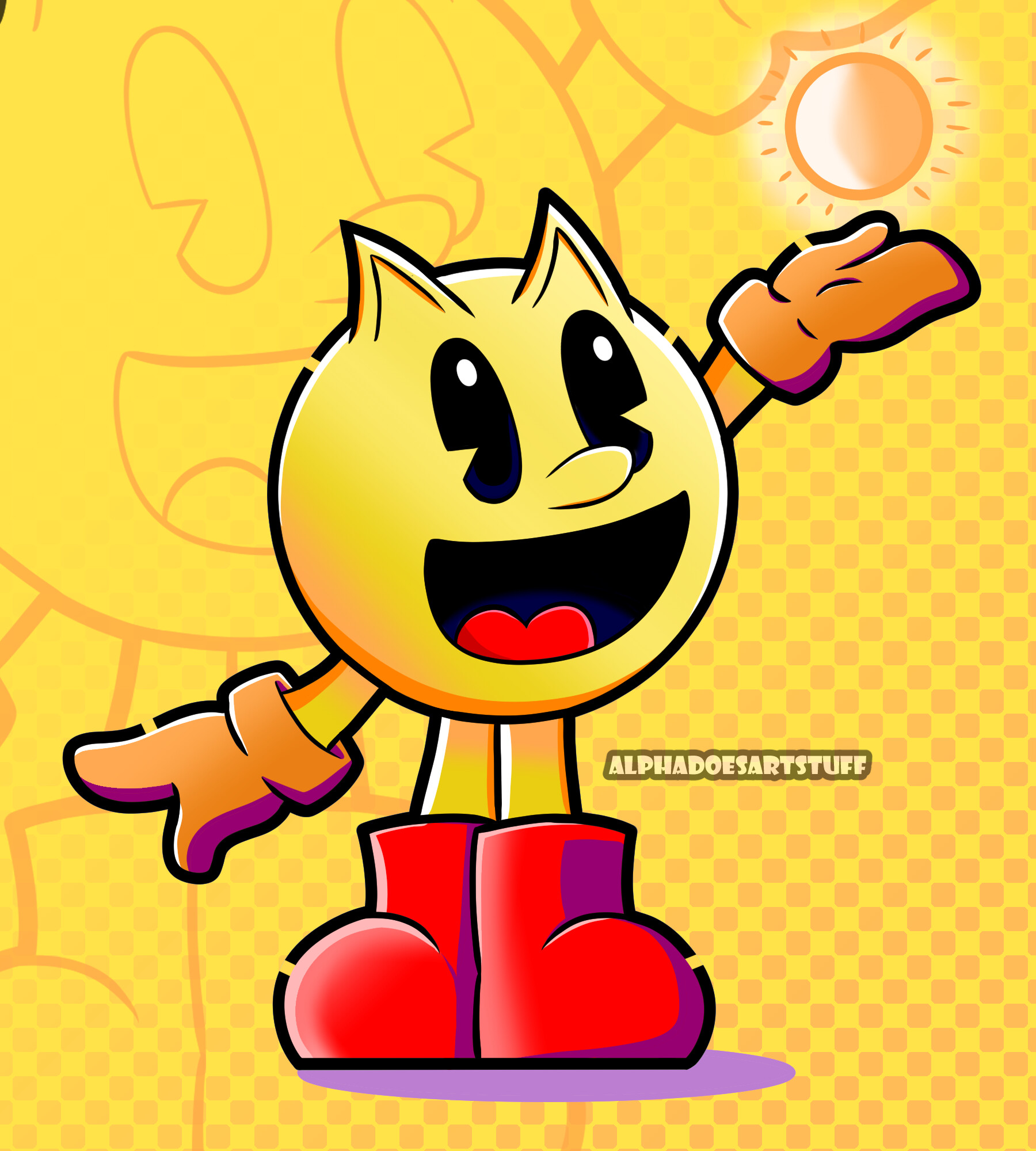Pacman art store