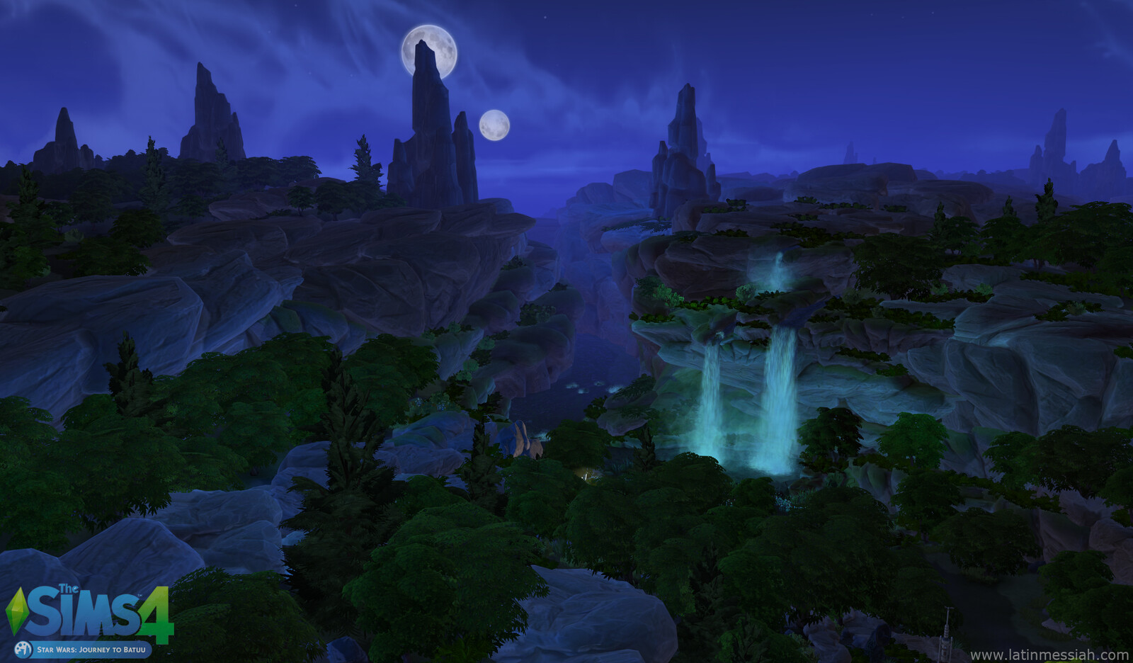 Sims 4 "Star Wars: Journey to Batuu" Environment Work