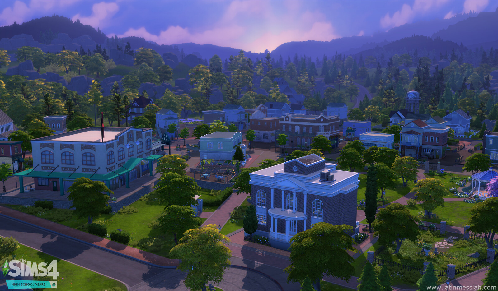 Sims 4 "High School Years" Environment Work