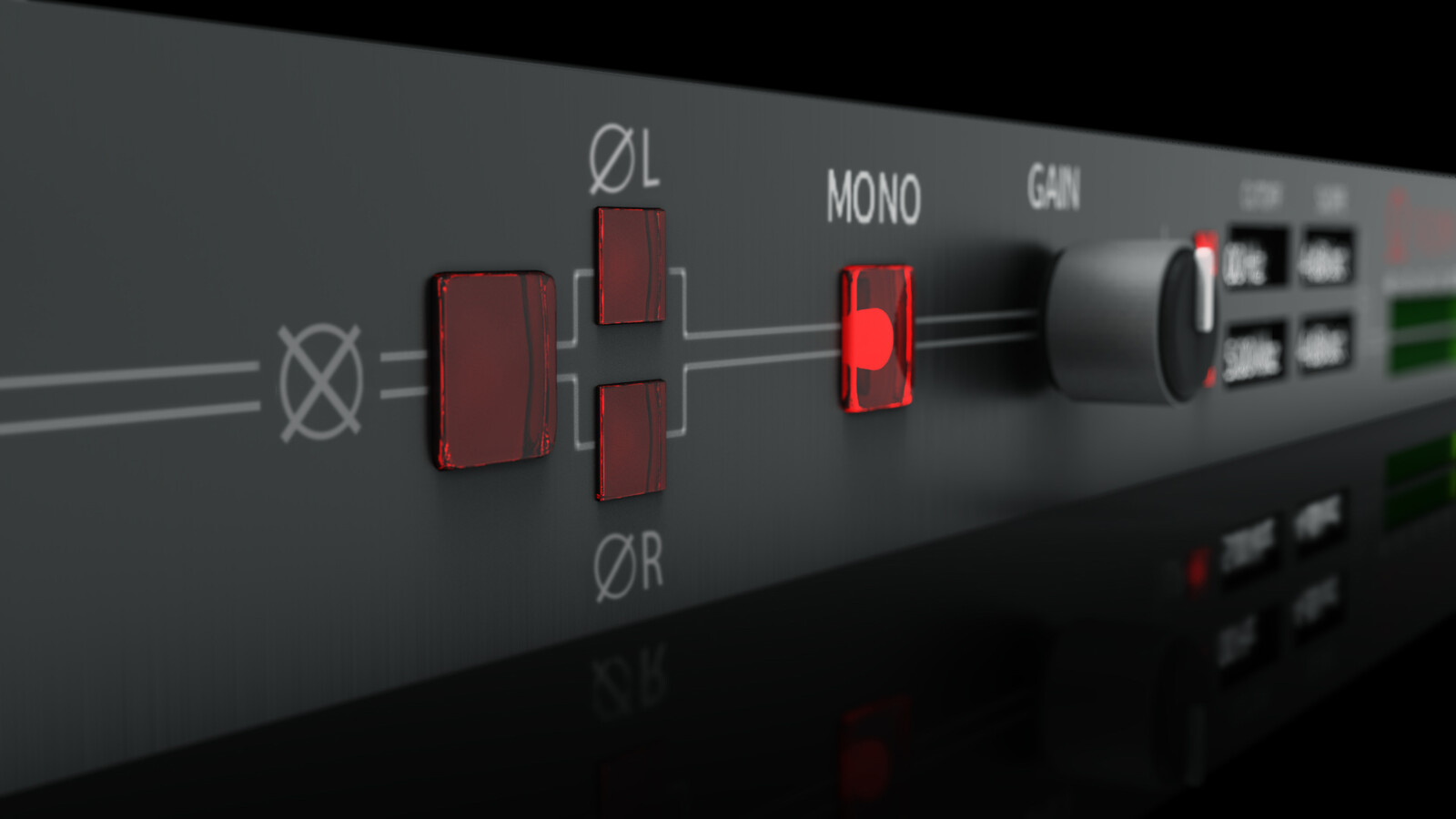 Audio Plugin Omega Trimmer Product Visualization