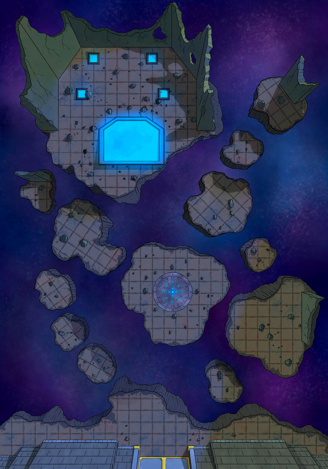 Floating Islands Battle Map