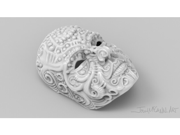 Filigree Masquerade Ball Masks for 3D Printing