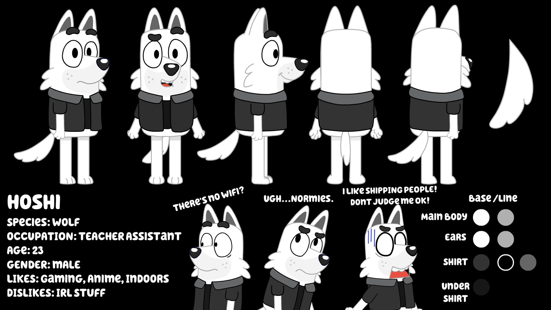 ArtStation Bluey Hoshi Ref Sheet💔 Experimente a Excitação do Jogo