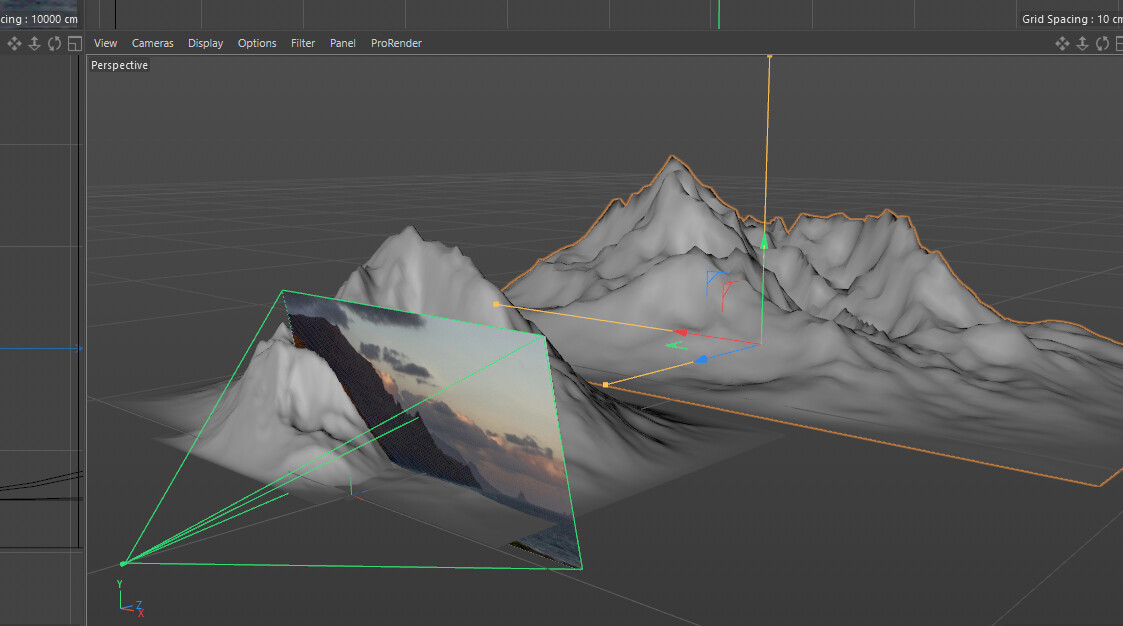 3D scene WIP