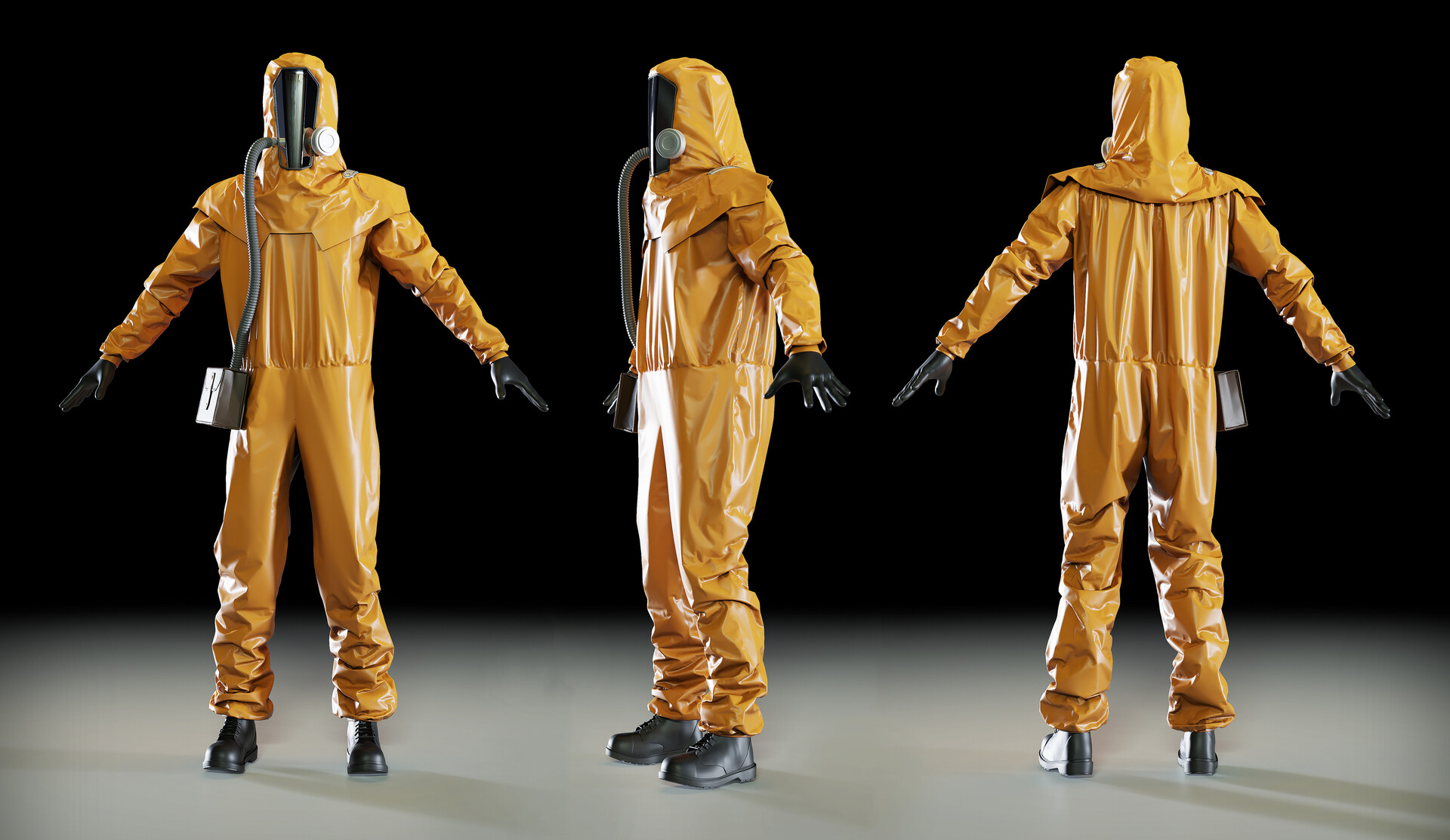 Šimon Lánský Hazmat suit made for Immersive Division