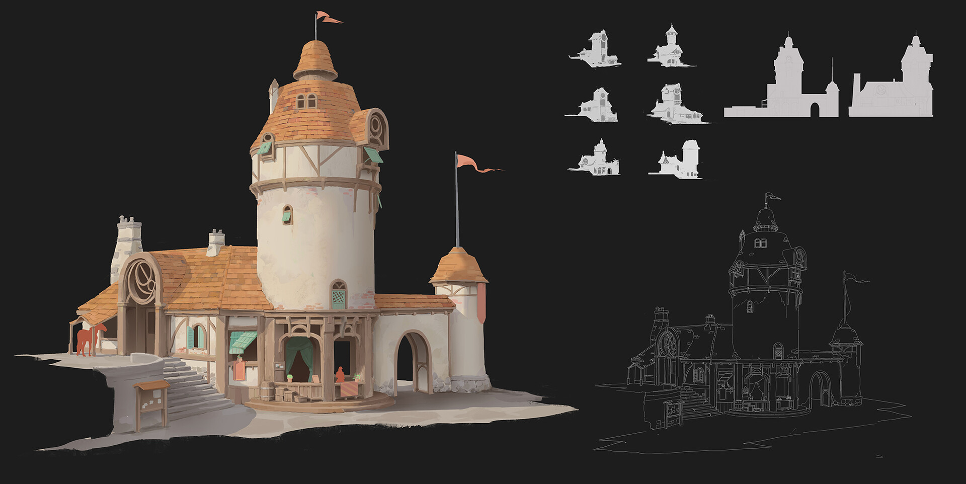 ArtStation - Random Building Practice