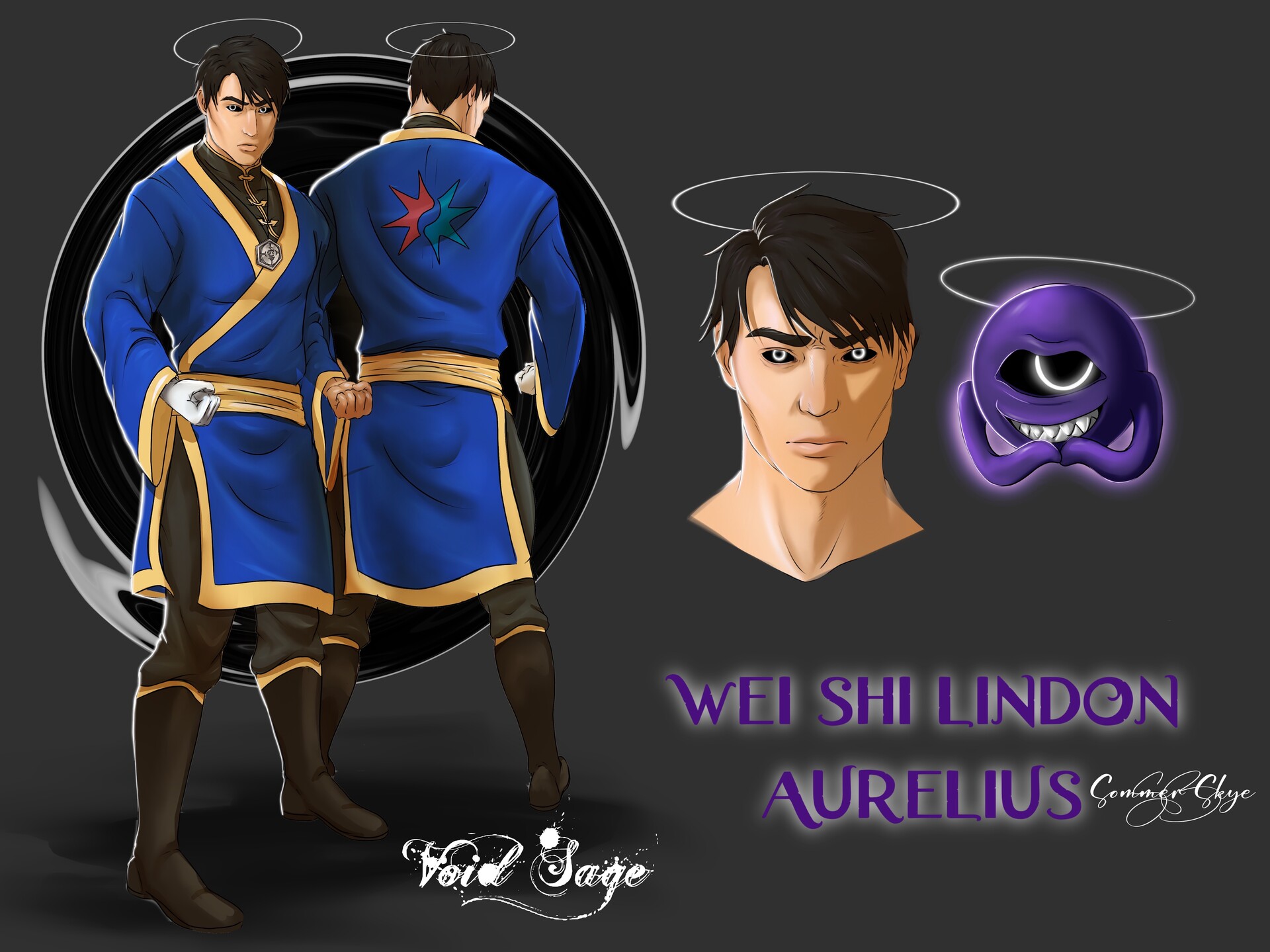 Sommer Skye Wei Shi Lindon Character Design