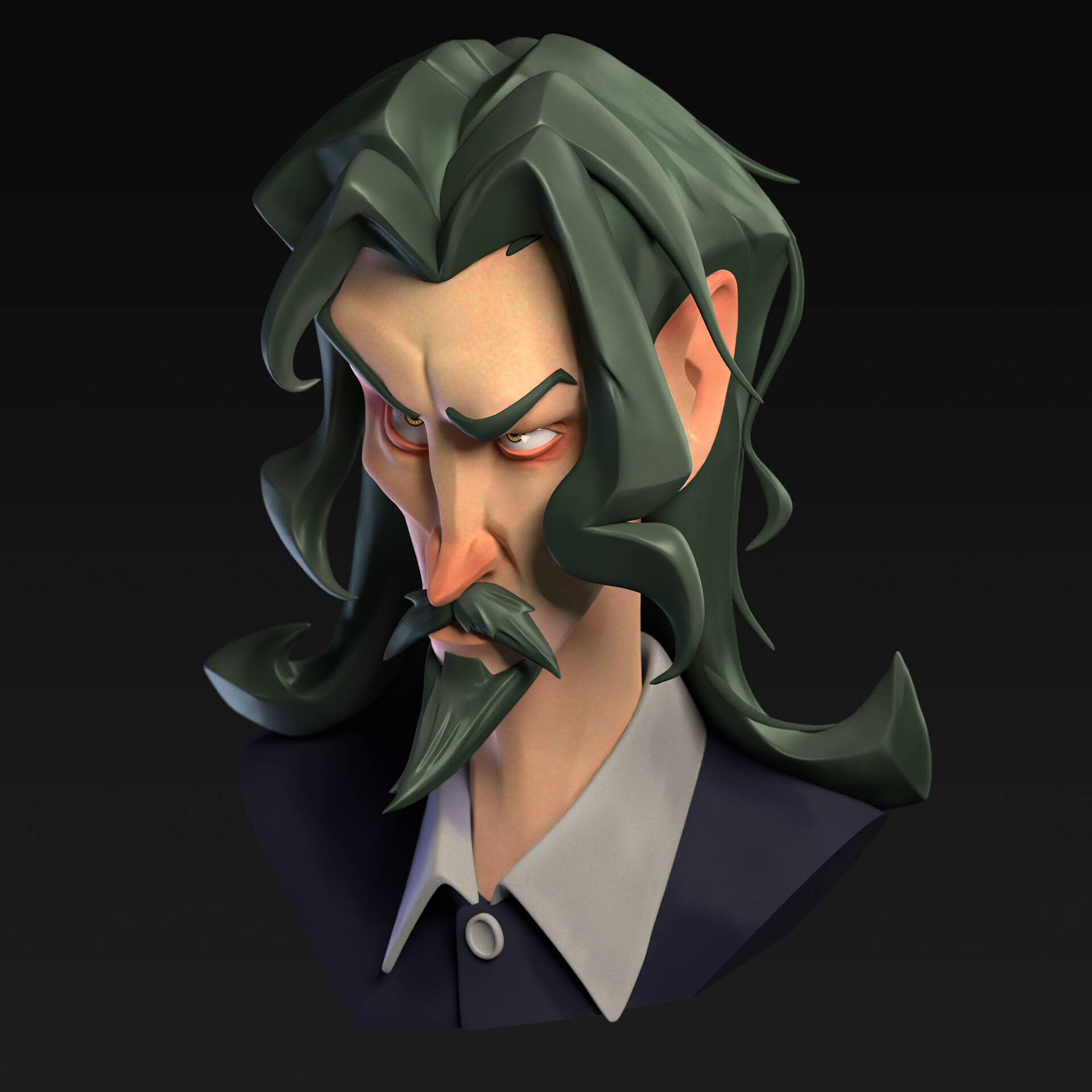 ArtStation - Character Bust in ZBrush