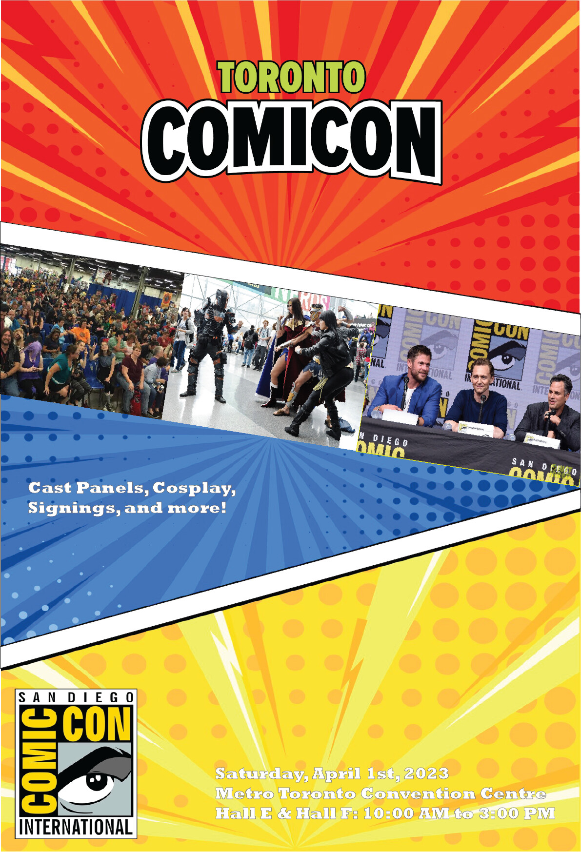 ArtStation Comic Con style flyer