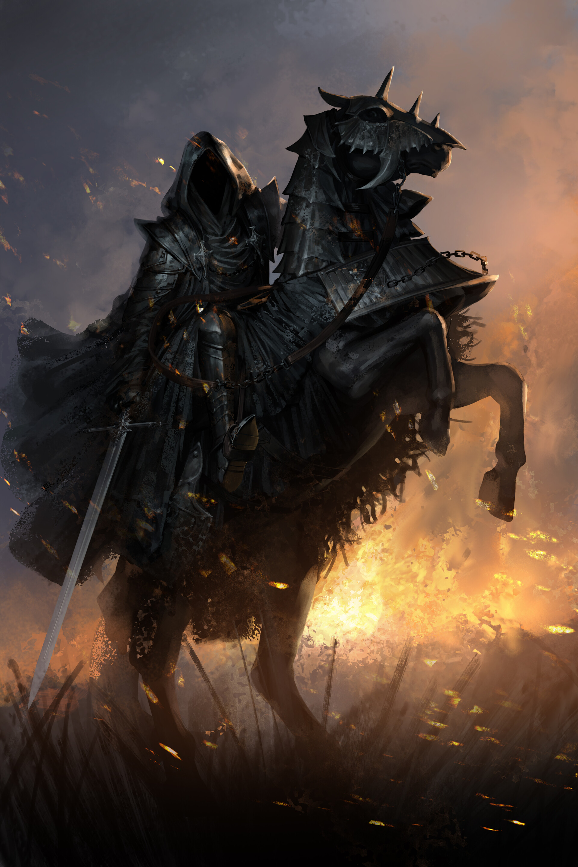 Artstation grim reaper illust