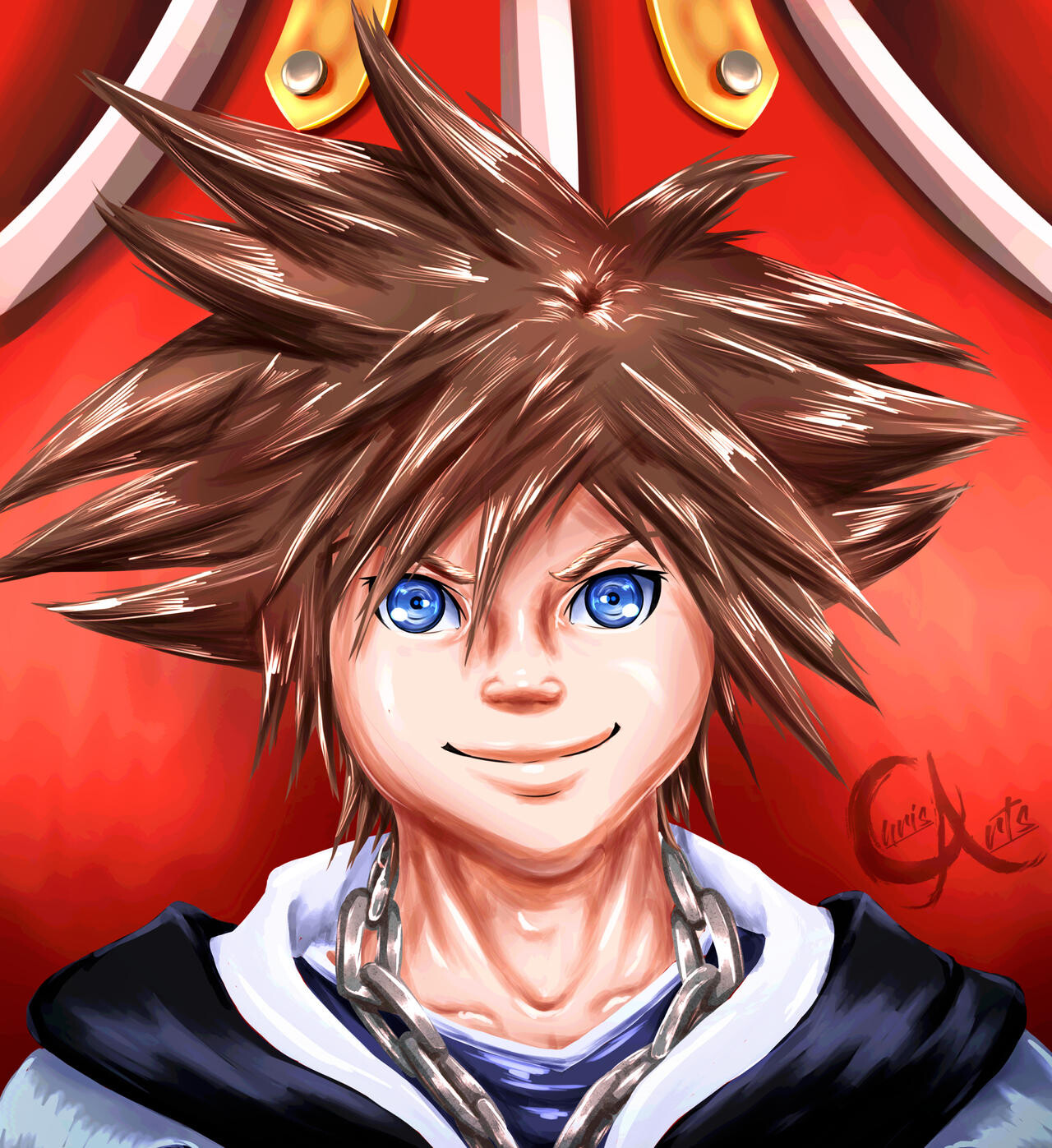 ArtStation KH2 Sora Redraw