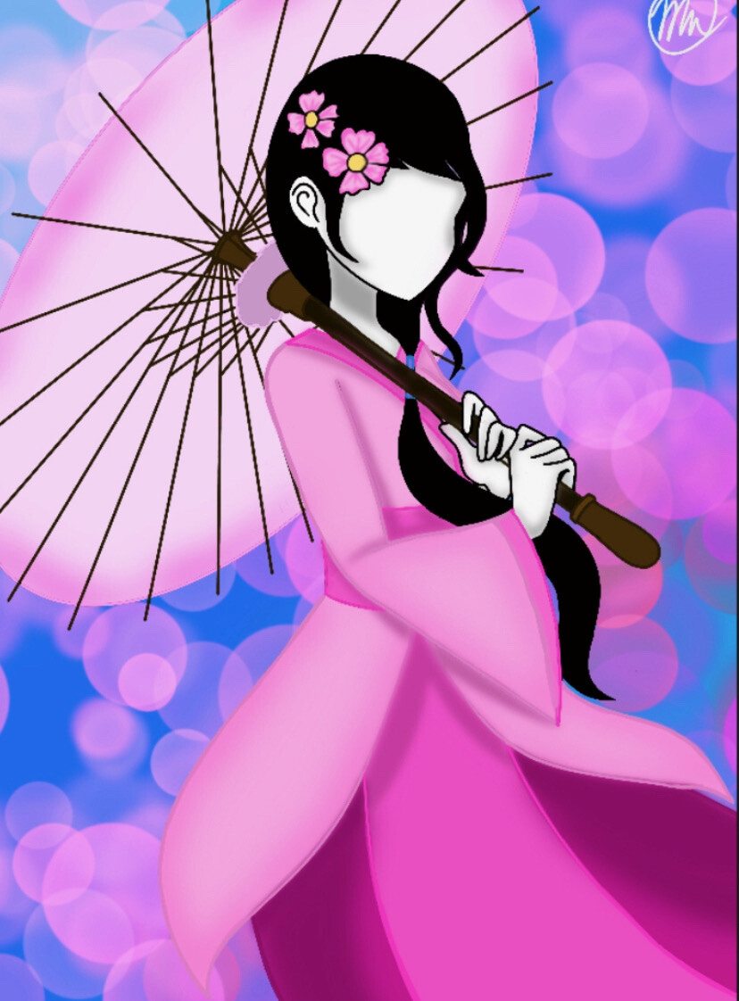 ArtStation - Faceless Beauty (Original Character)