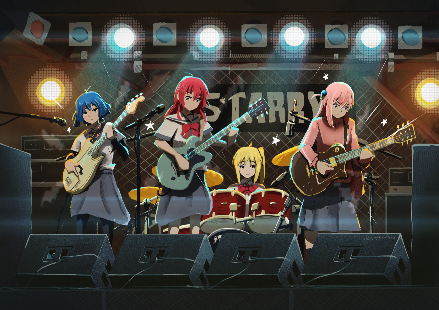 anime music band wallpaper