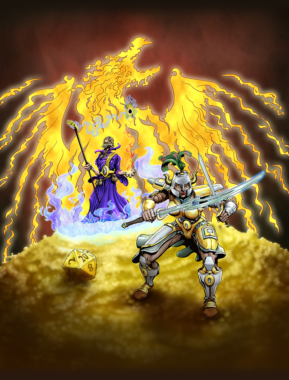 "Legendary" Annual Illustration for Rising Phoenix GameCon 2023