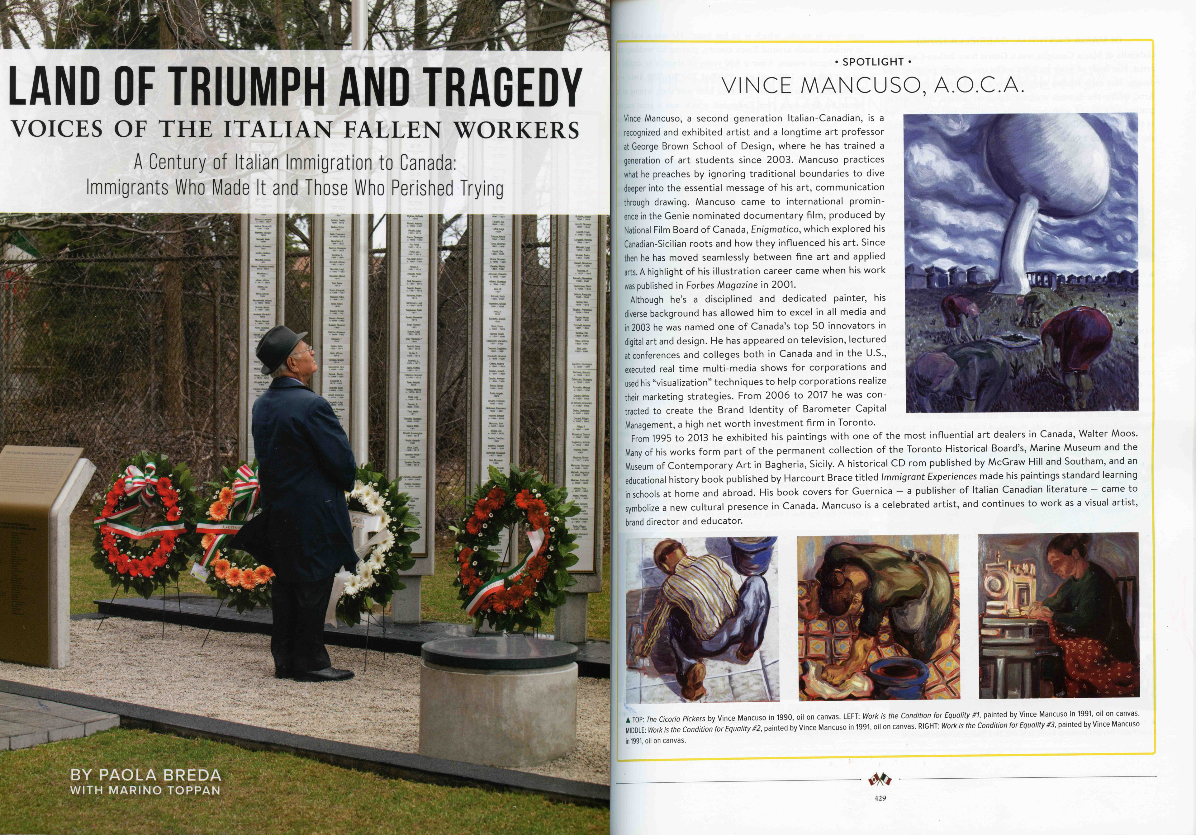 2019, LAND OF TRIUMPH TRAGEDY, published by Veritá, ISBN 978-1-7751900-0-4
