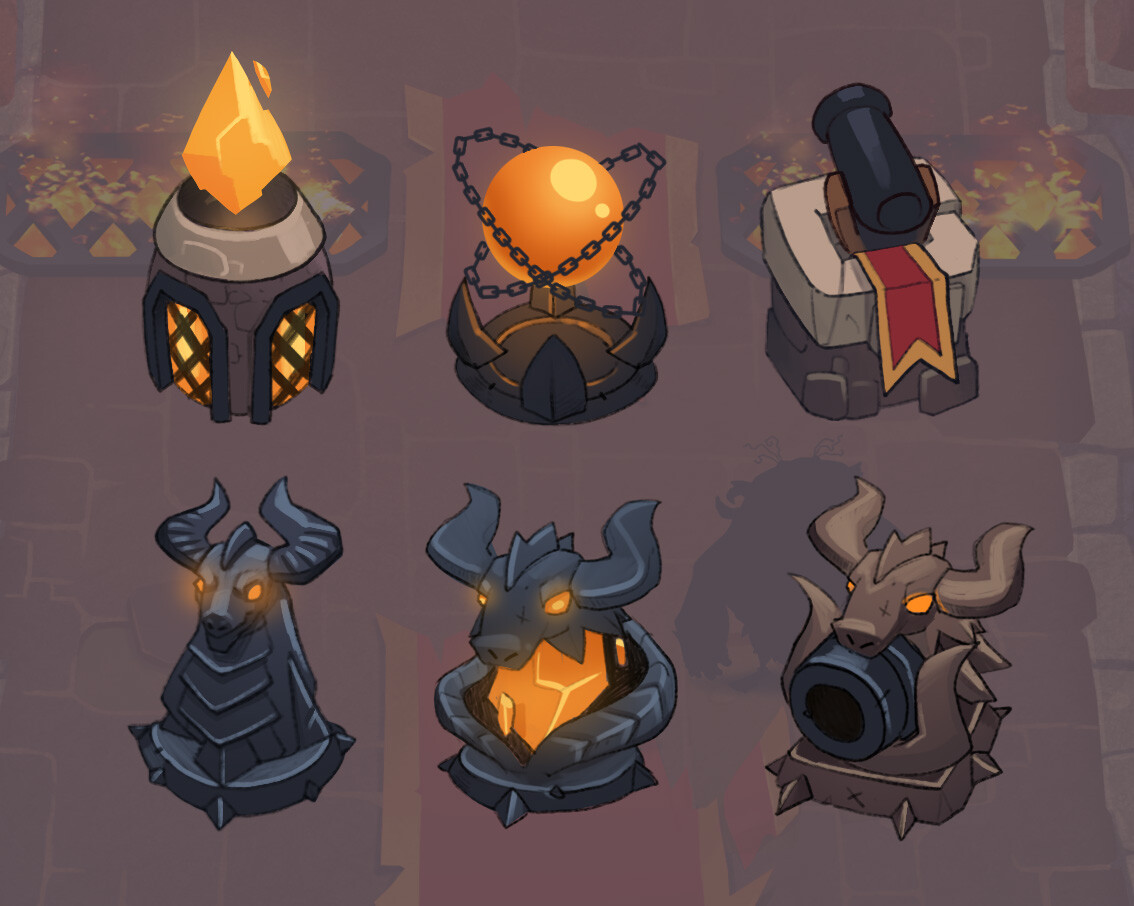 Map-specific towers: Dungeon