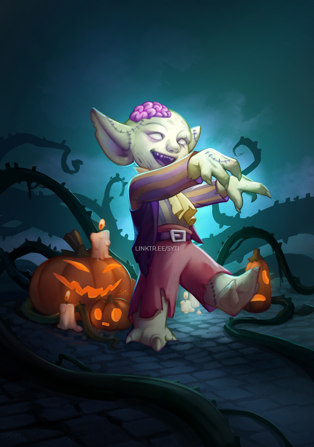 ArtStation halloween asura