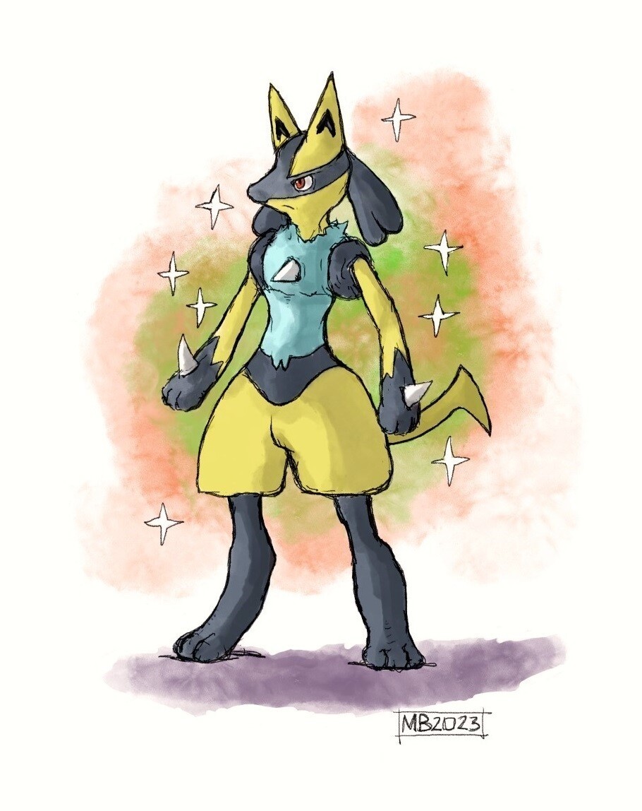 ArtStation - Shiny Lucario