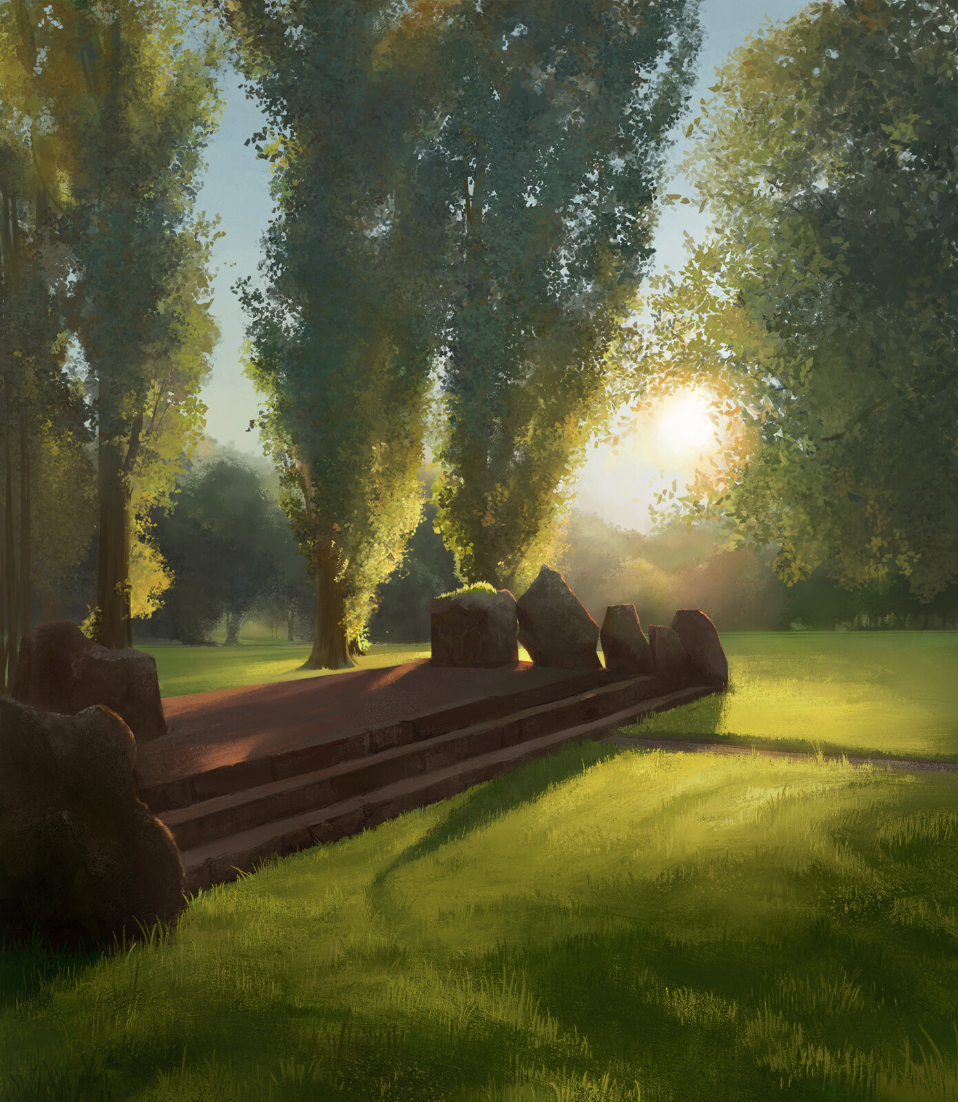 Afternoon steps