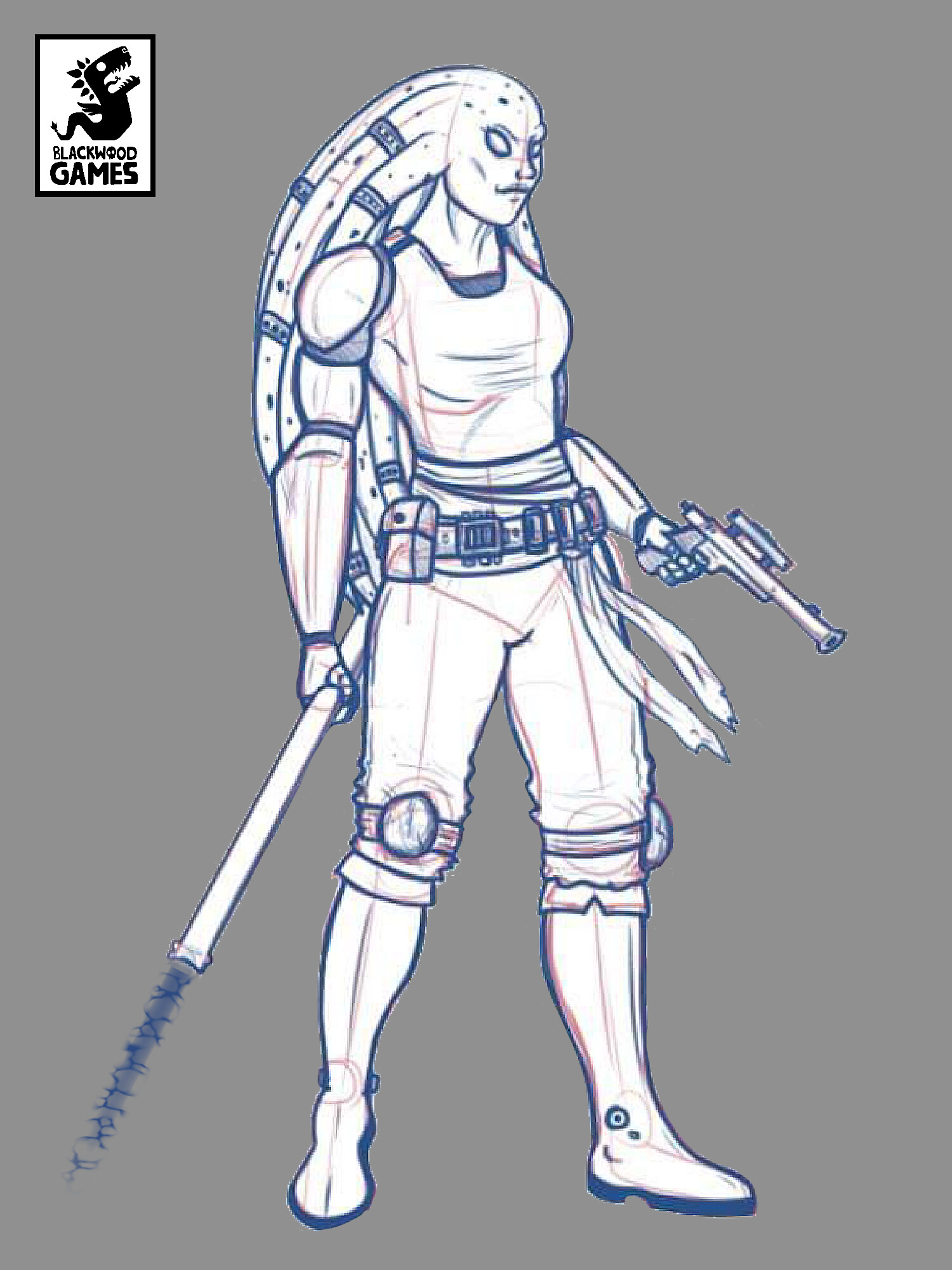 Blade Blackwood - Star Wars - OC designs