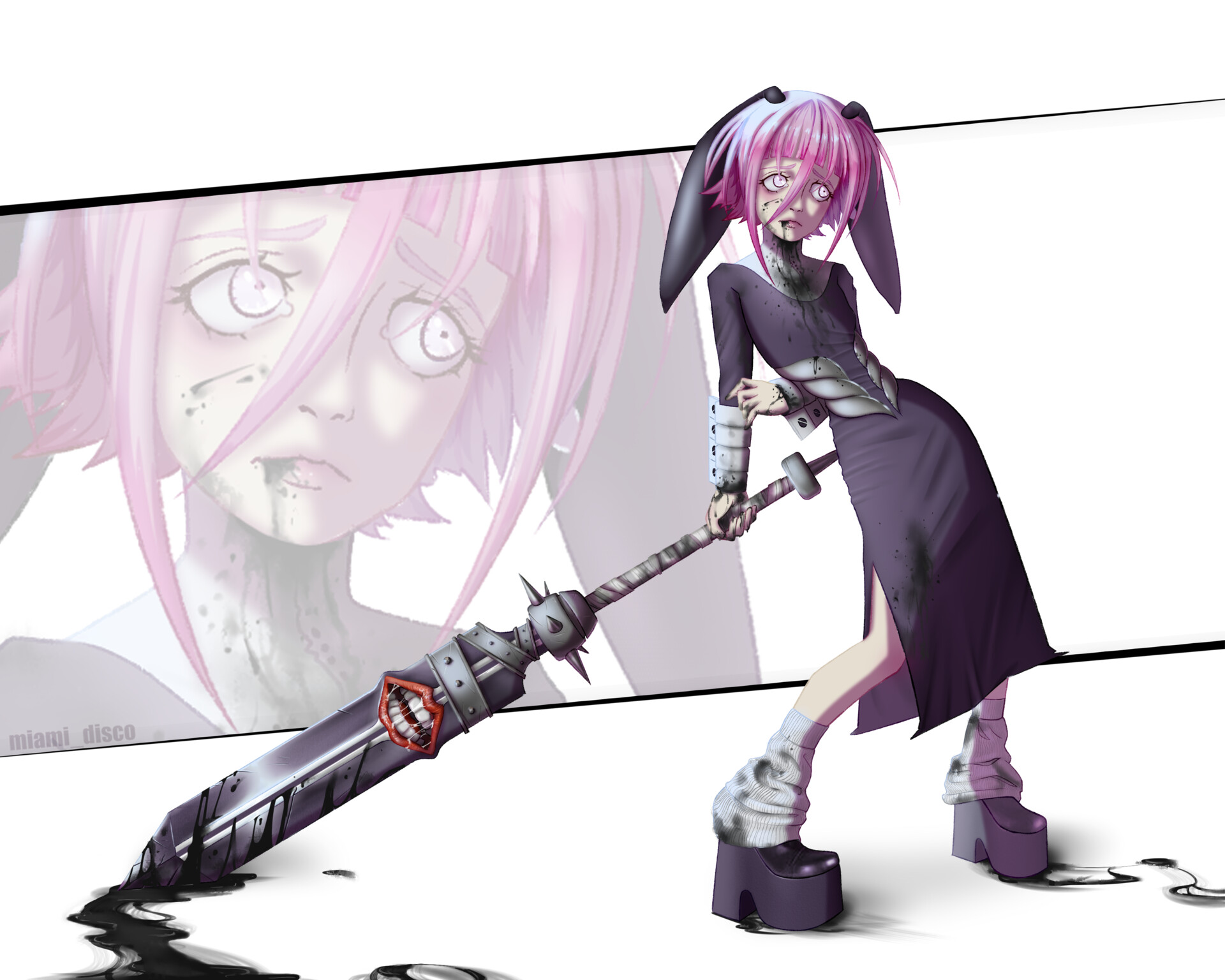 ArtStation Crona Soul Eater fanart