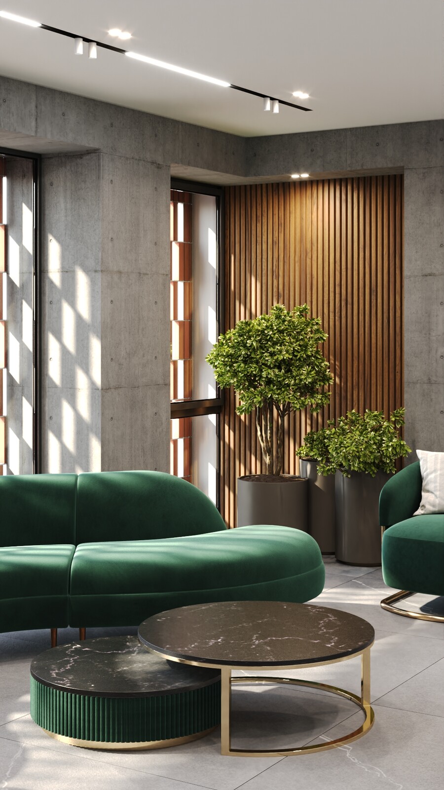 Lobby Interior Design and Render | 3dsMax | Corona