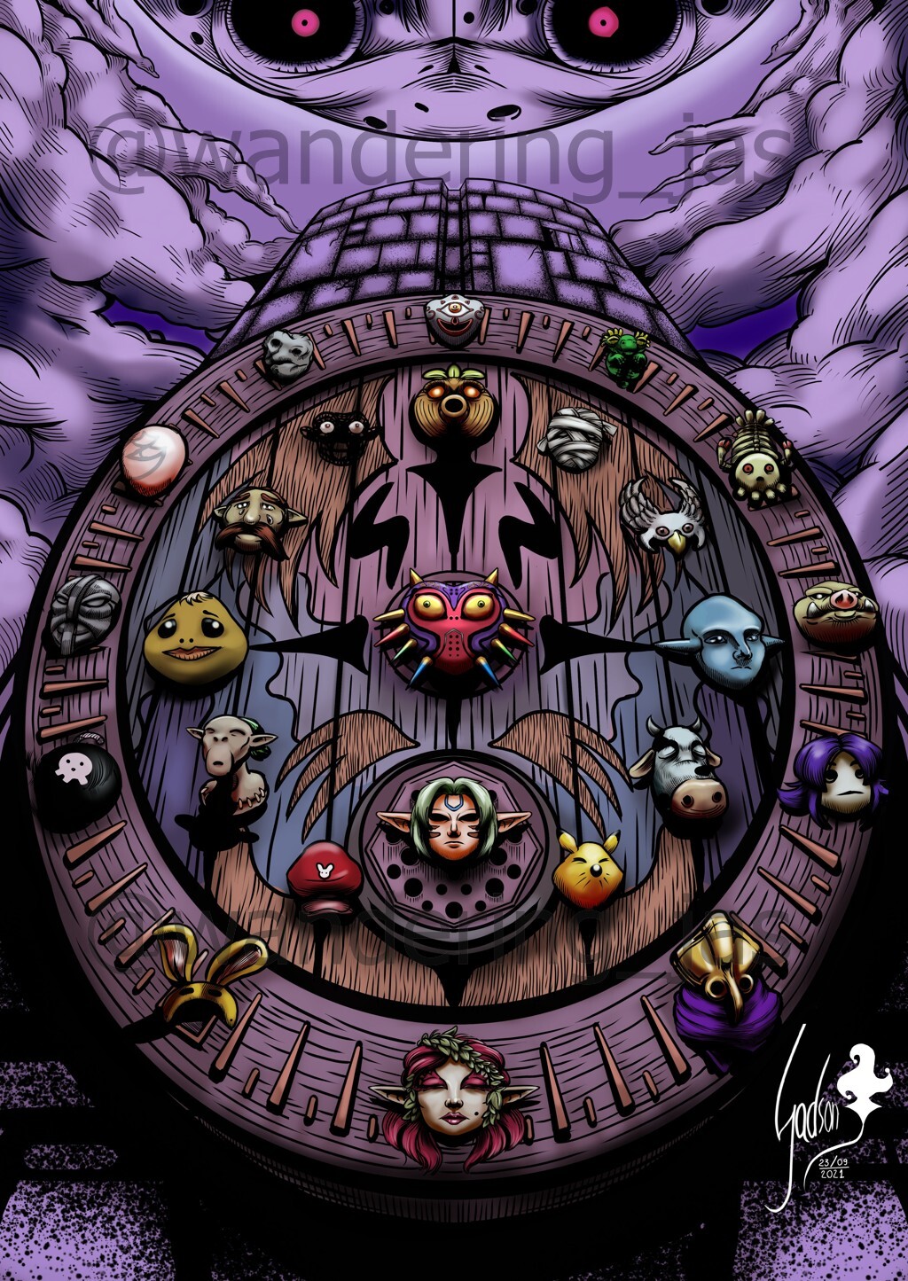 ArtStation - Clock Tower and Masks