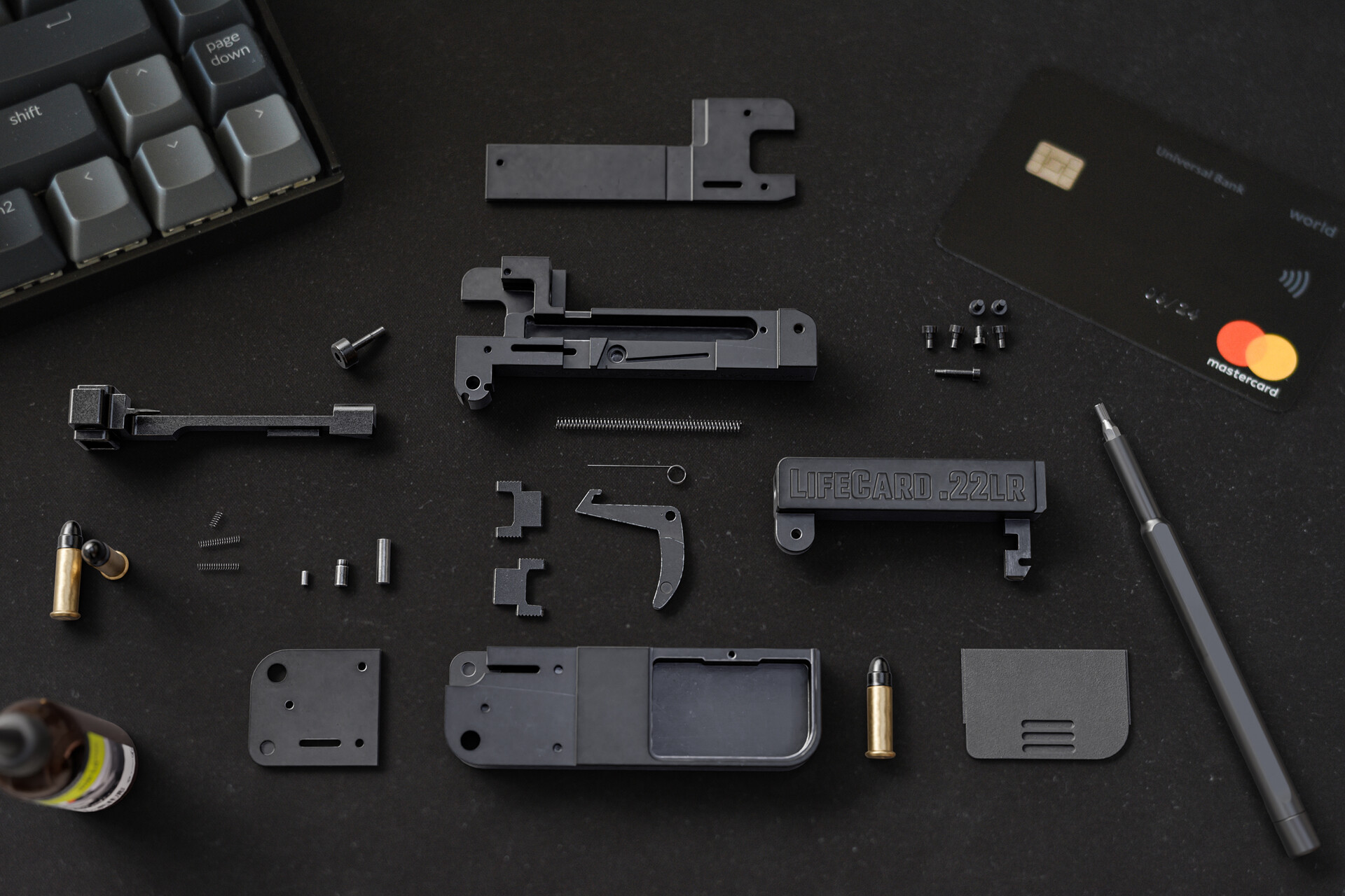ArtStation - Mini pistol LIFECARD 22.LR