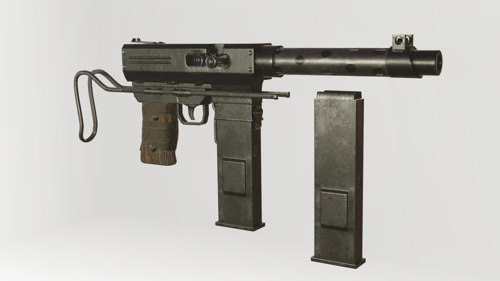 Originally inspired by the Mac10, Mat 49, and a few other concepts found