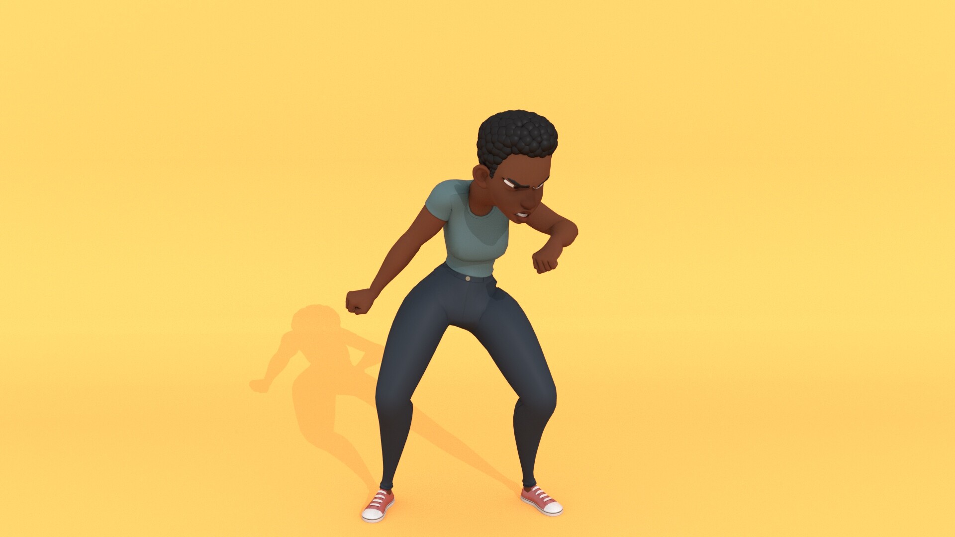 A person running pose - CLIP STUDIO ASSETS