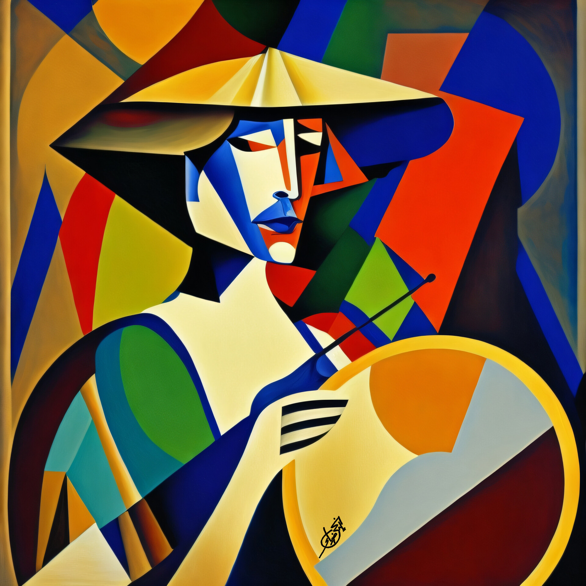 ArtStation Abstract, Cubism Design (Digital Painting)