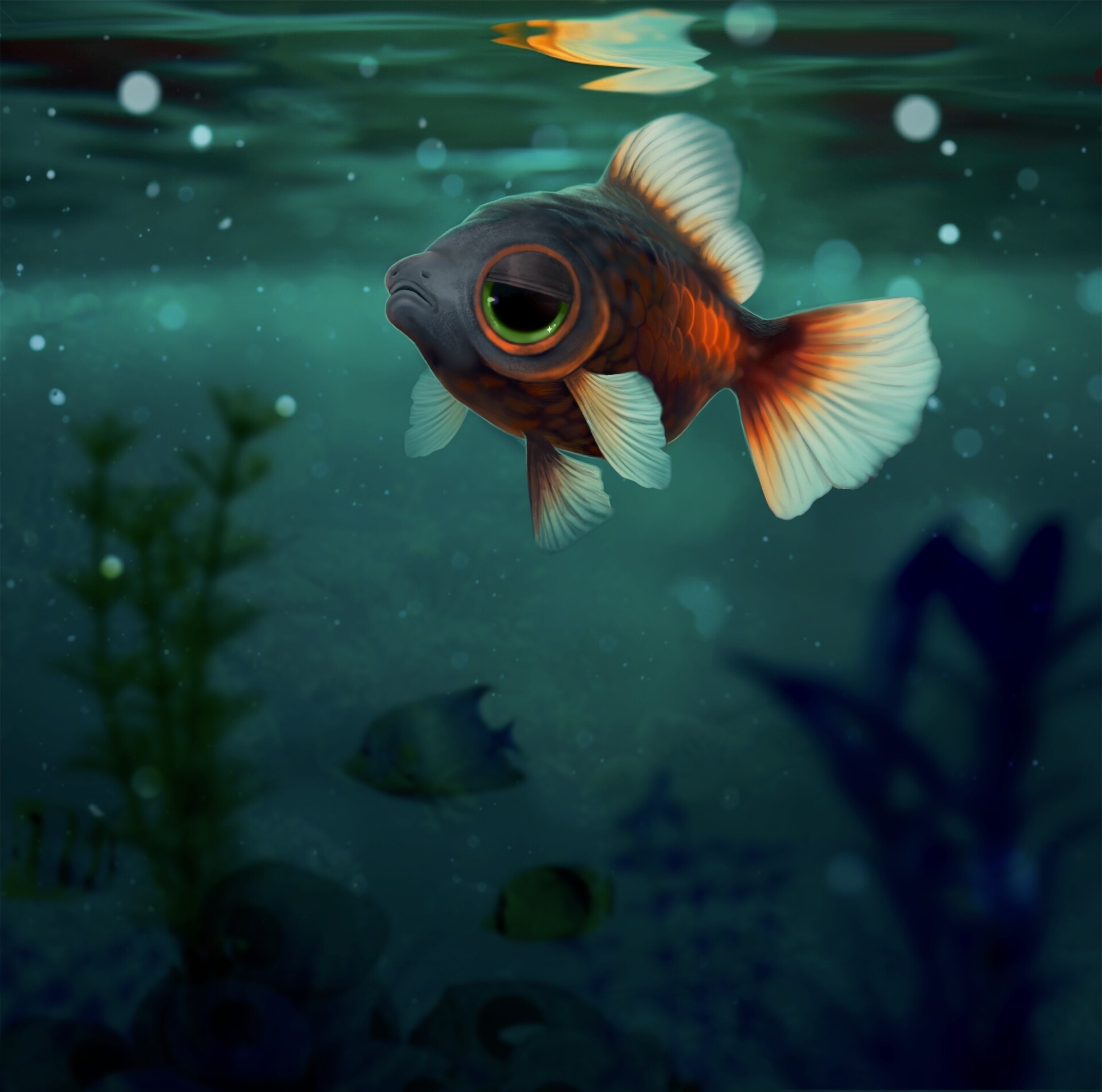 ArtStation Tired Goldfish