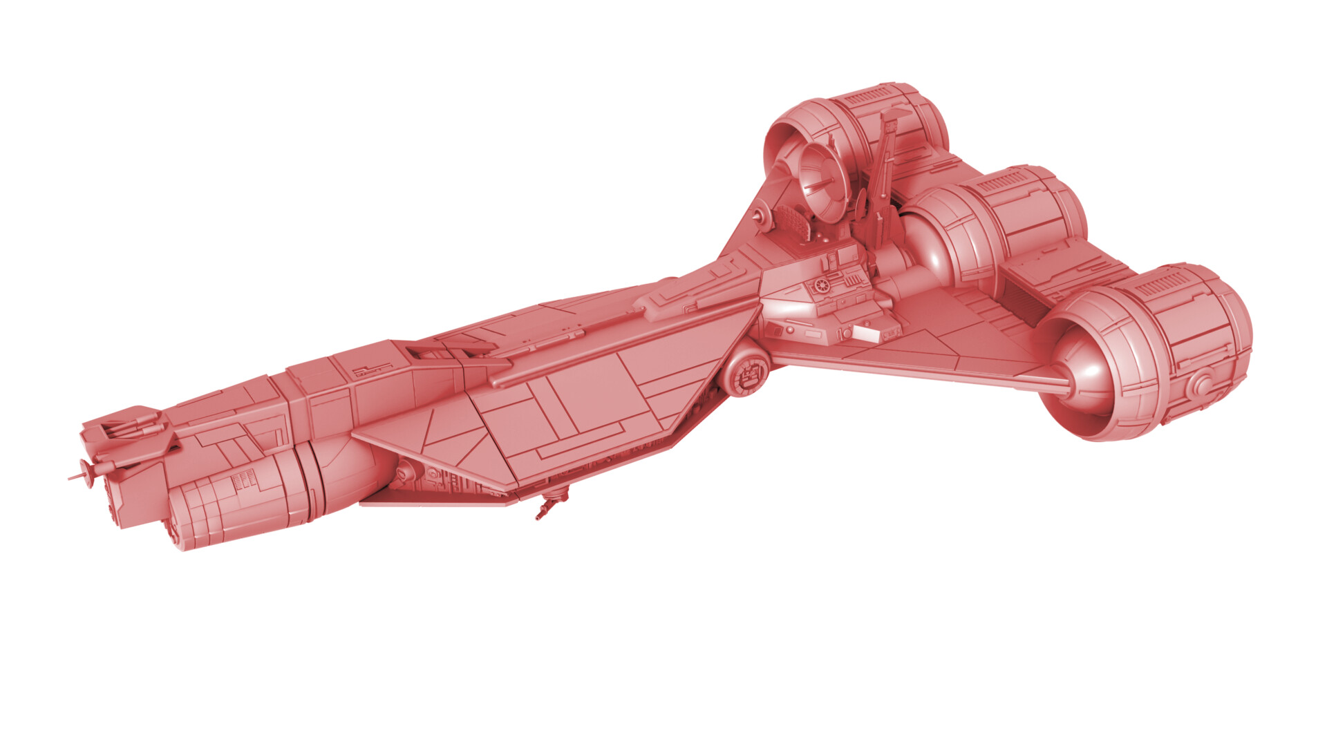 Consular Class Cruiser Red Version avec Stand 436 pièces pour les 7 ans