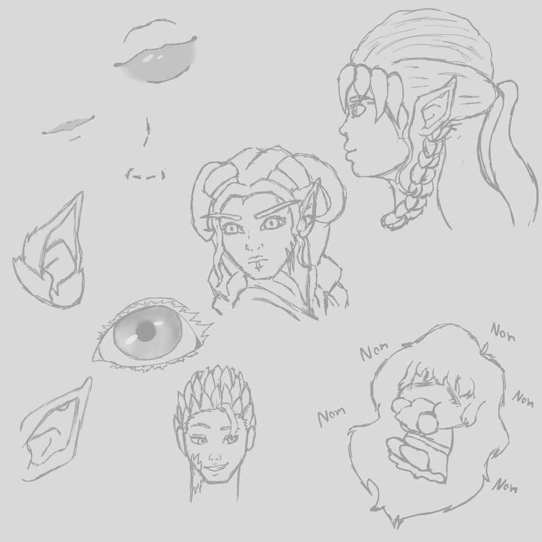 Rosy the Mochi Sketchbook Hours