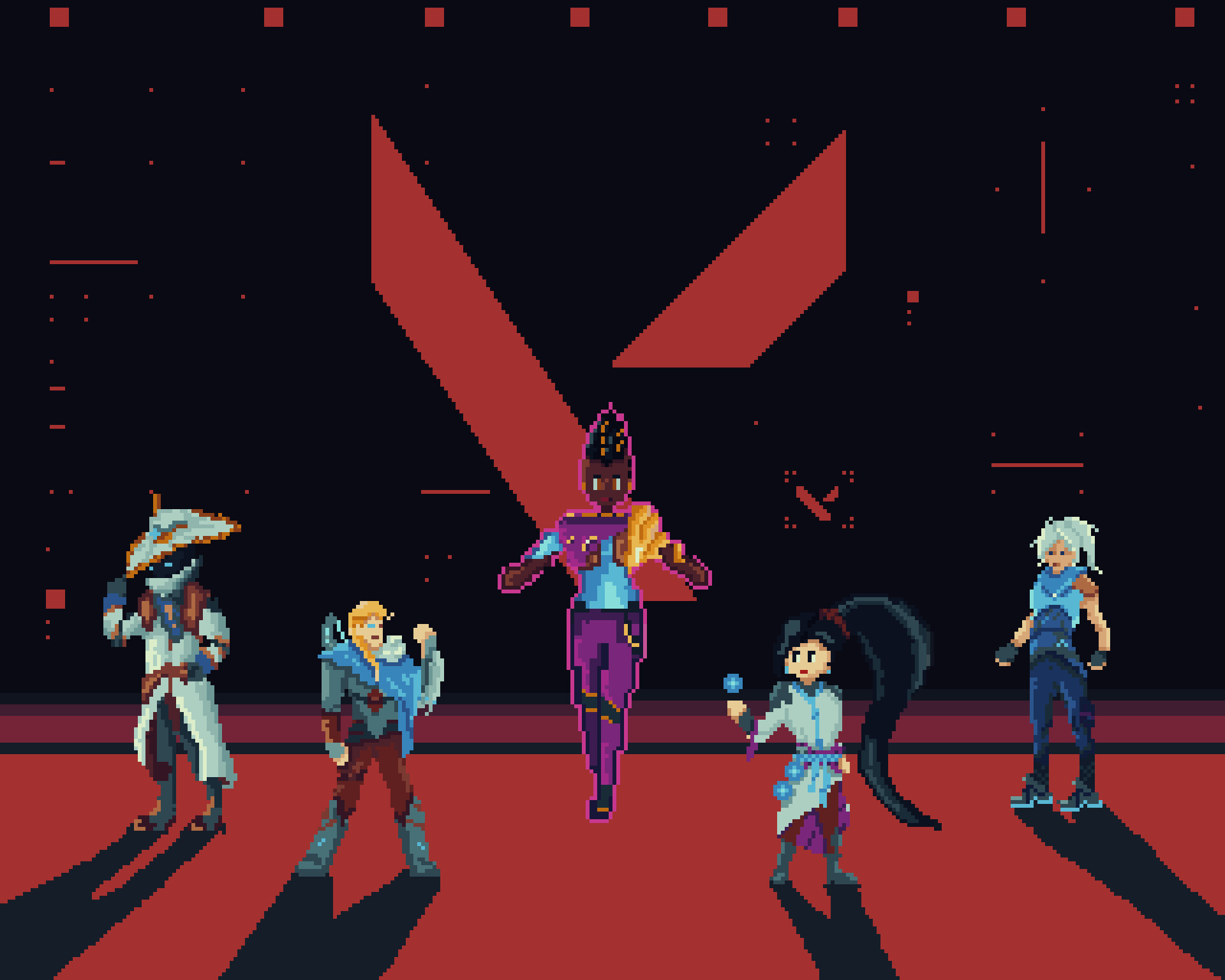 Artstation valorant pixel art