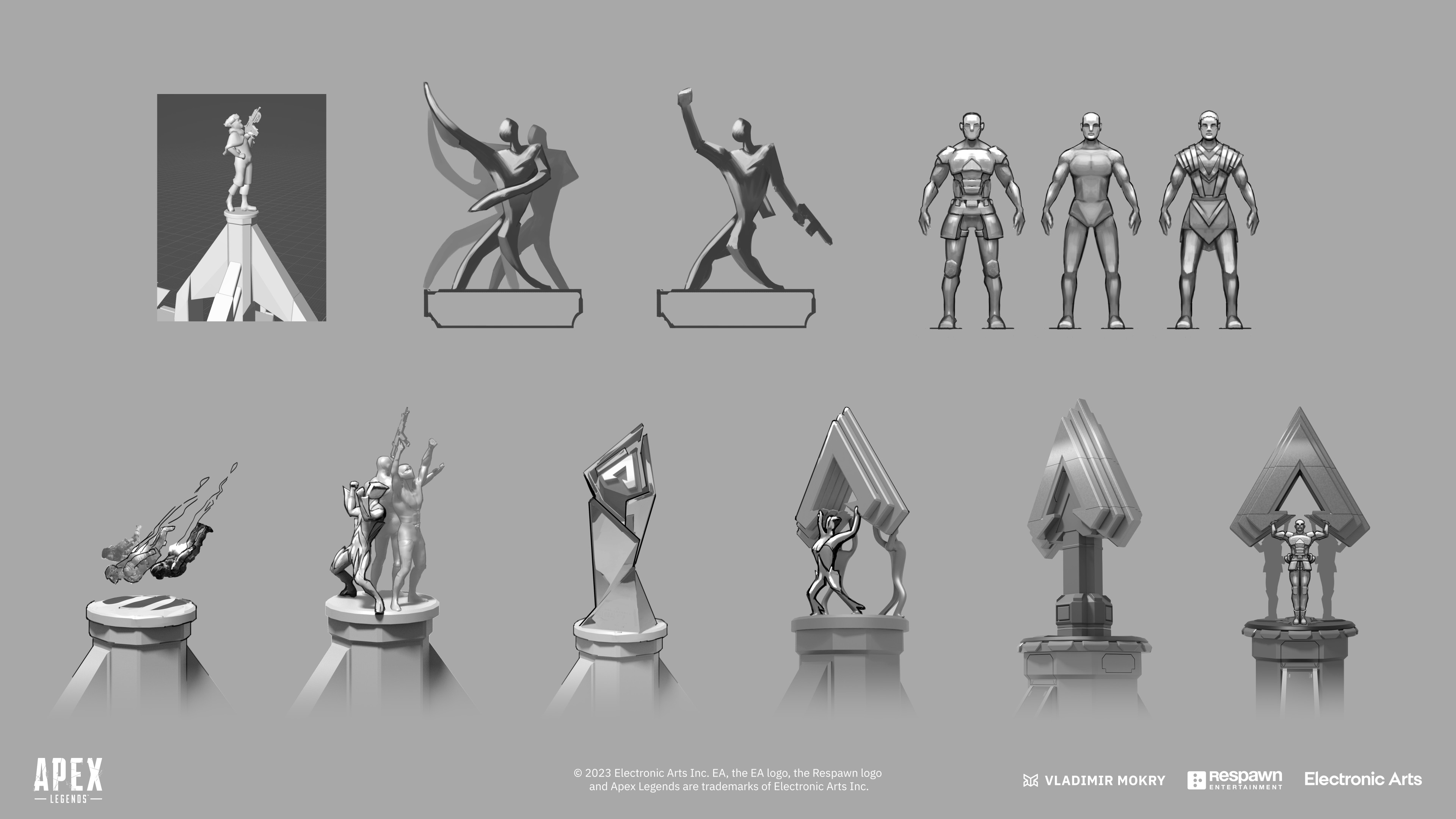 Monument Exploration Sketches