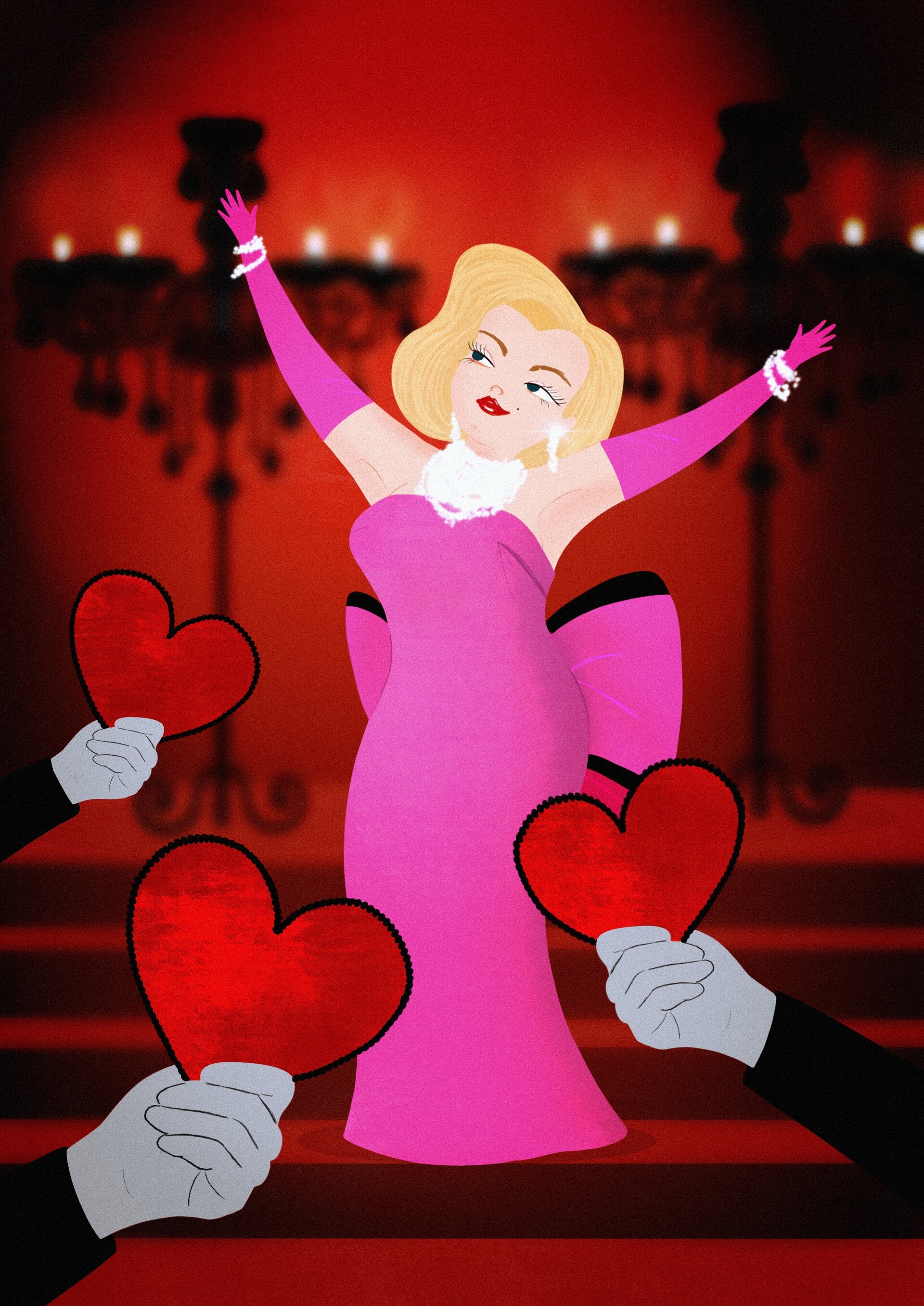 ArtStation - Gentlemen Prefer Blondes