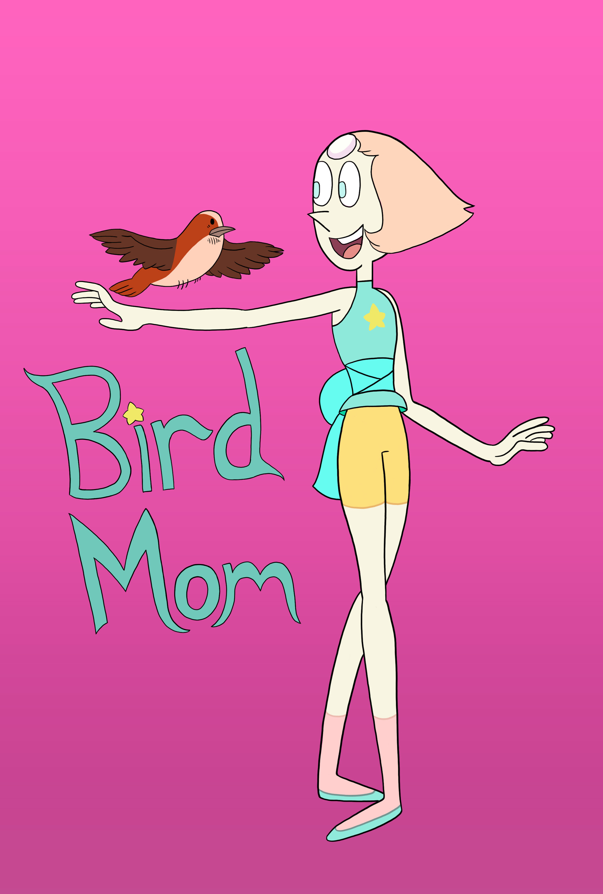 Artstation steven universe bird mom pearl