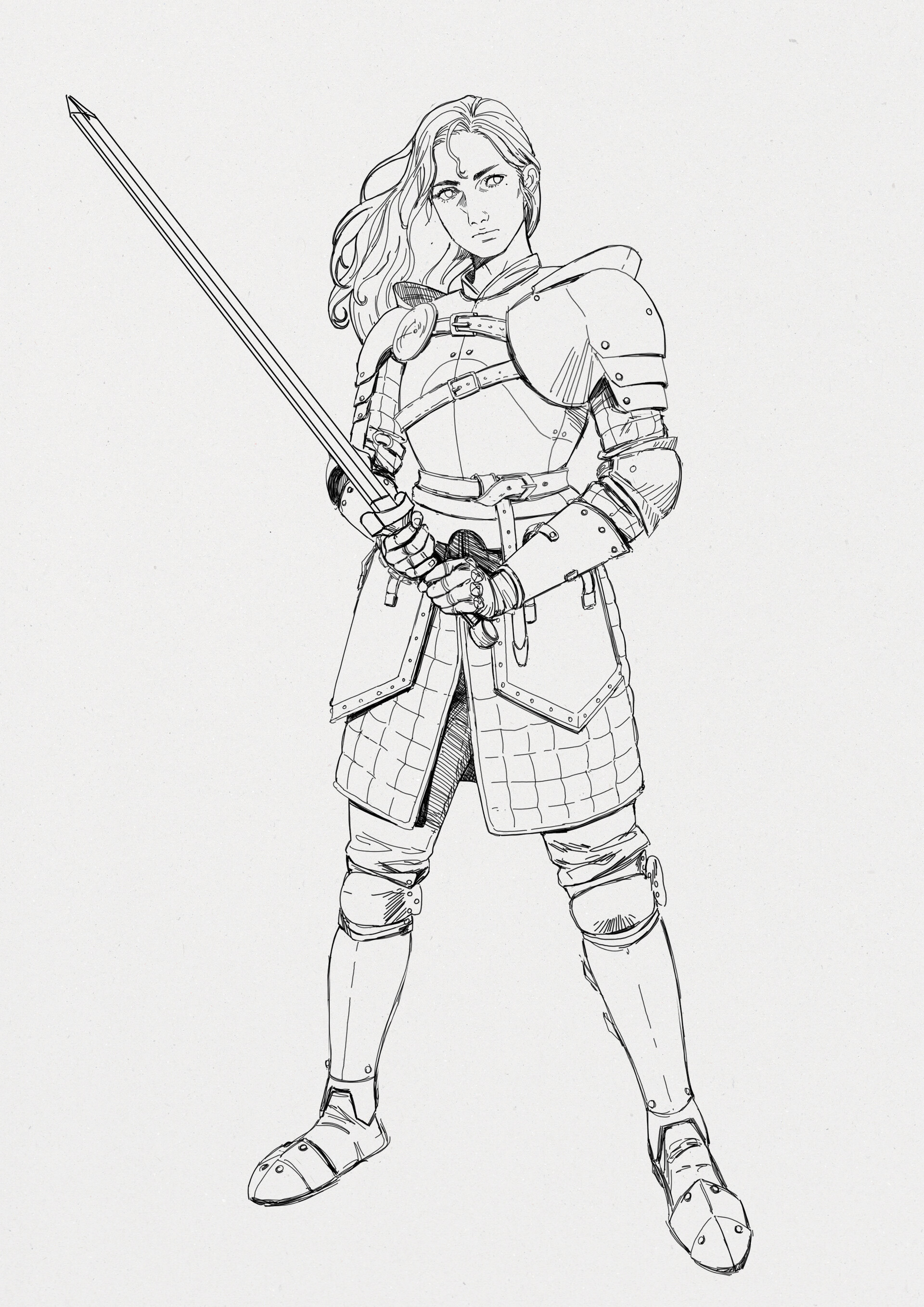 Patricia MBPEC - Squire - Dnd Commission