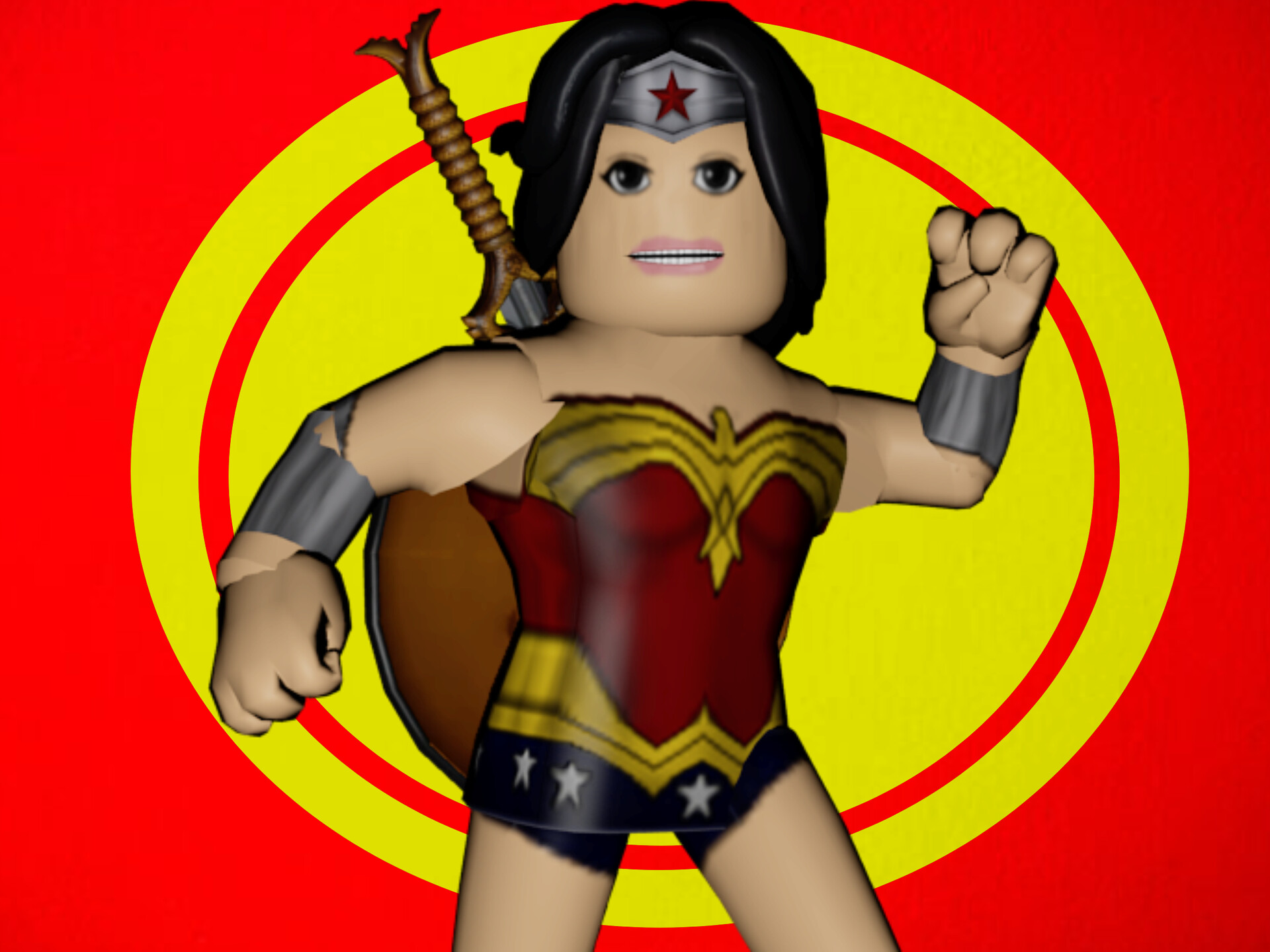 Wonder Woman's Tiara and Hair - Wonder Woman, Roblox Wiki