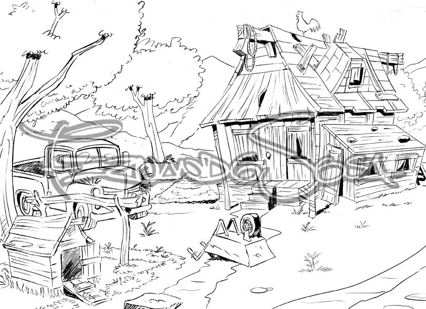 ArtStation Barbie Jean movie backgrounds