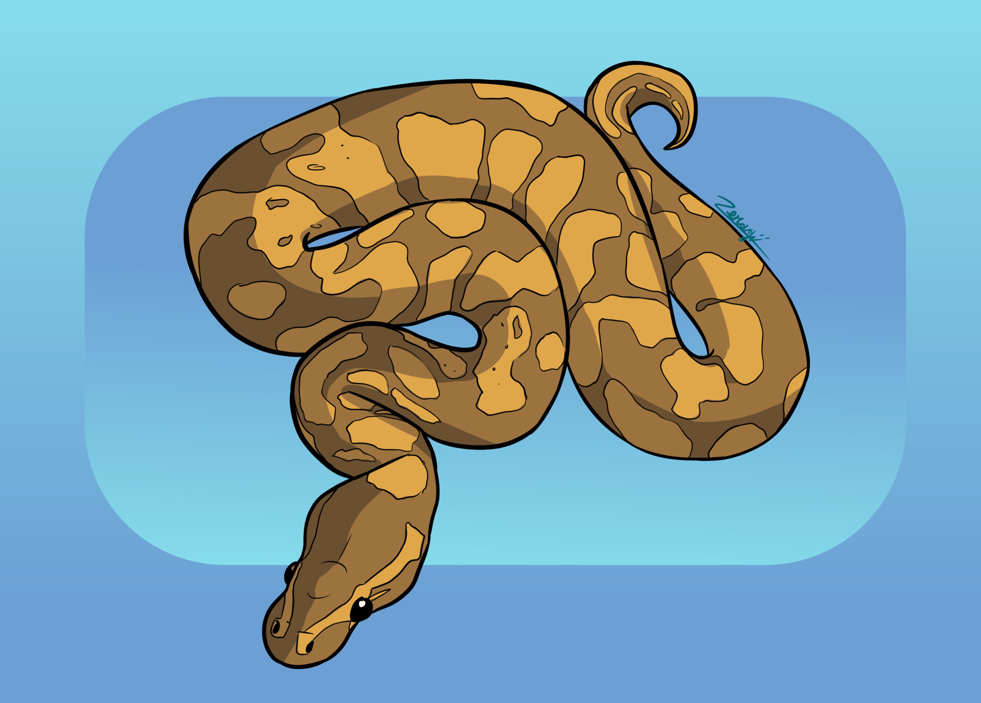 ArtStation - Ball Python