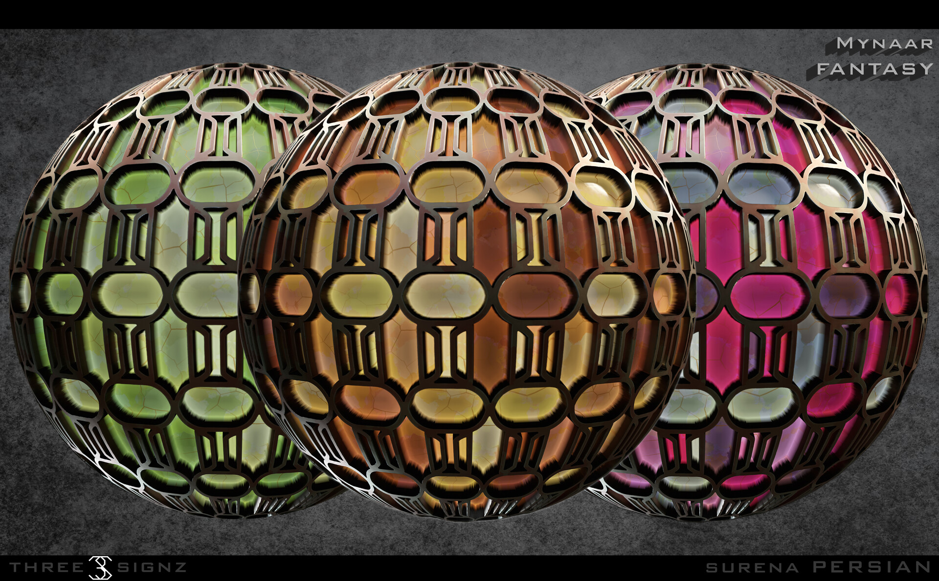 Surena Persian The Mynaar Fantasy Stained Glass Materials By surena-persian-the-mynaar-fantasy-stained-glass-materials-by