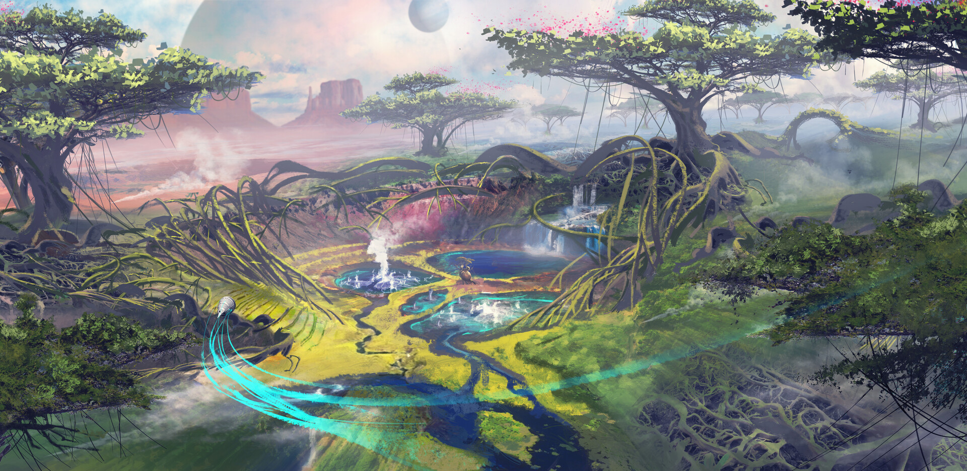 ScribbleMills Design - Endlings (2020) - Alien Africa, Environment ...