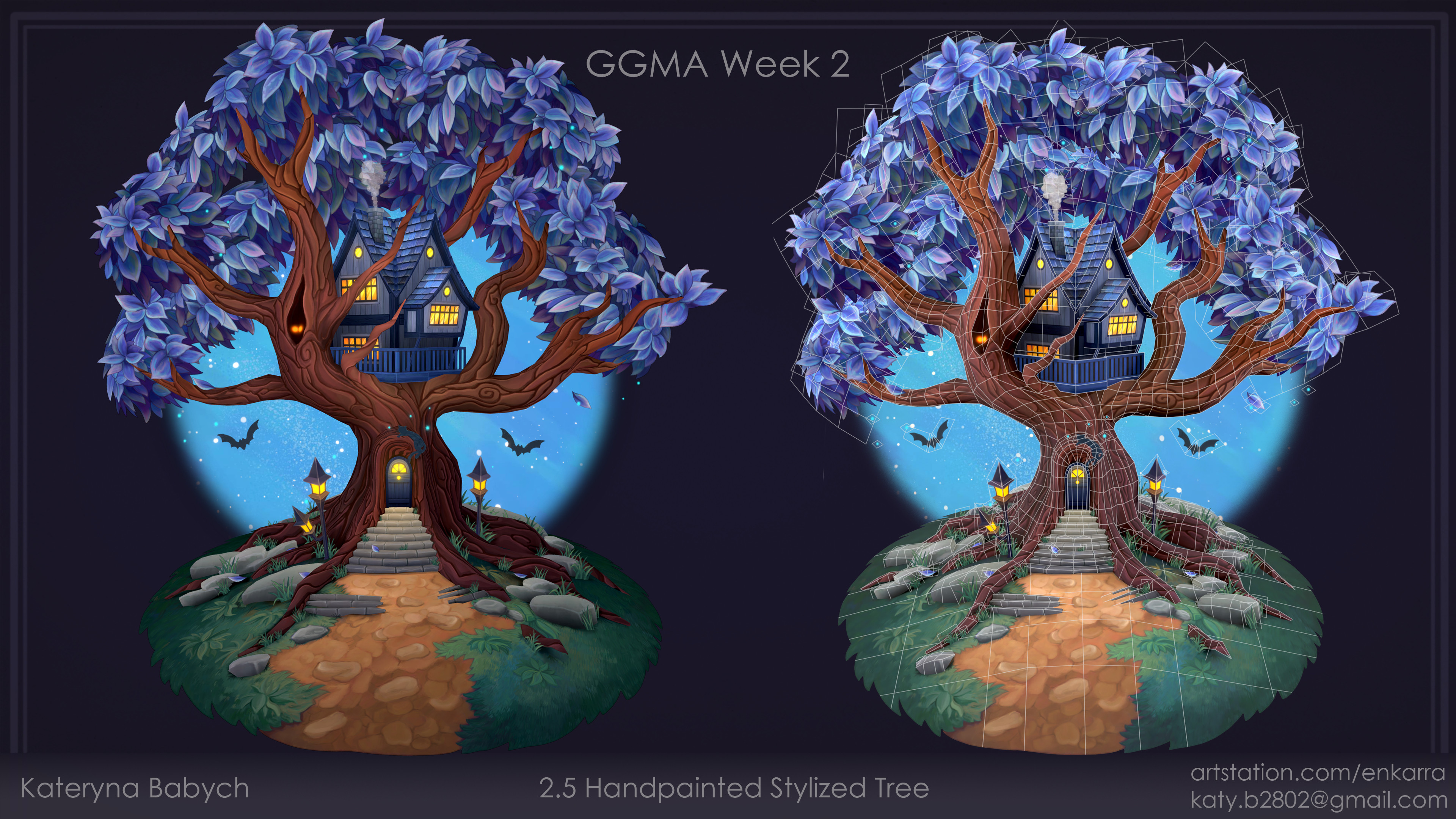 アクリル絵画　“Tree House” Isometric Pixel Treehouse by AIWTF Wall Art