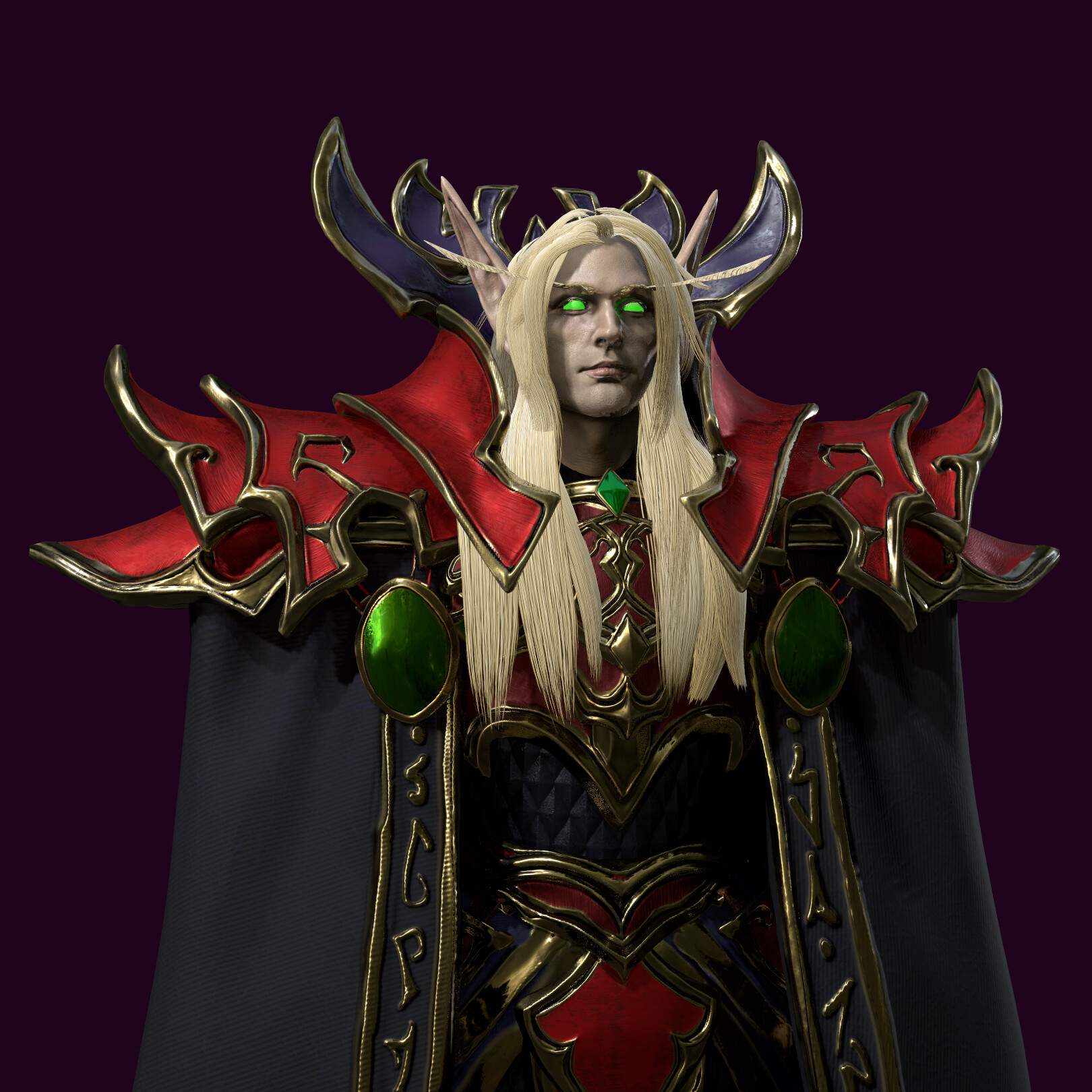 ArtStation - Kael'thas Warcraft 3 Fan art