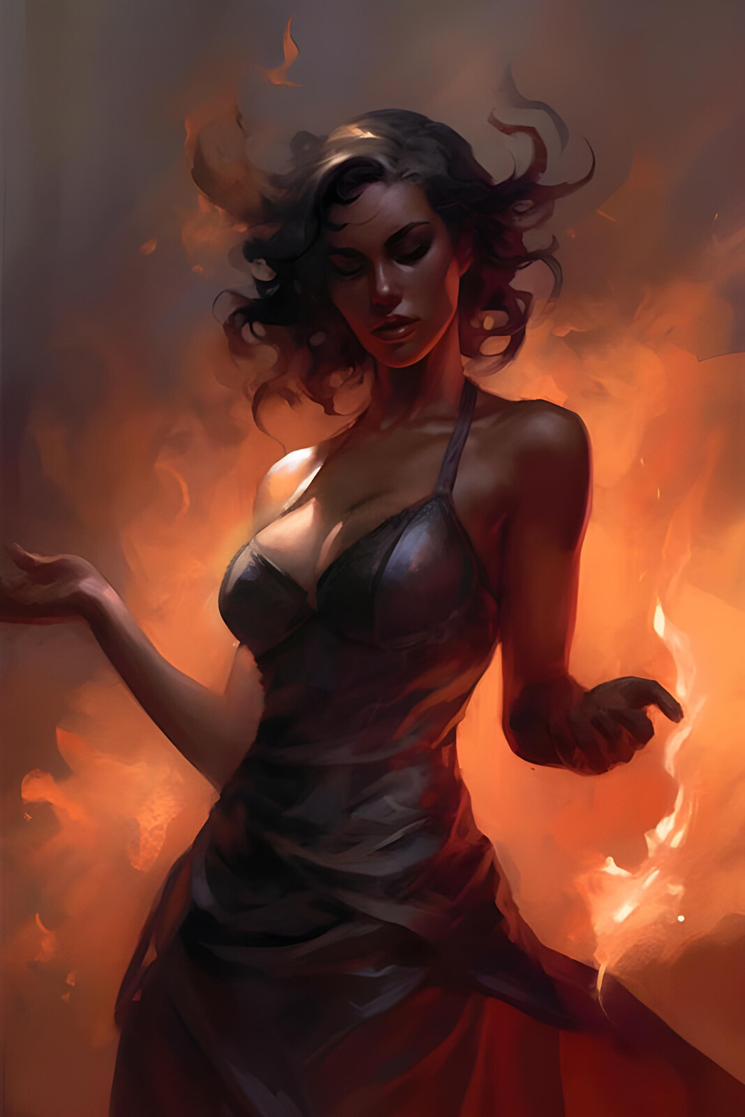 Fantasy Races and Classes: Hellfire Warlock