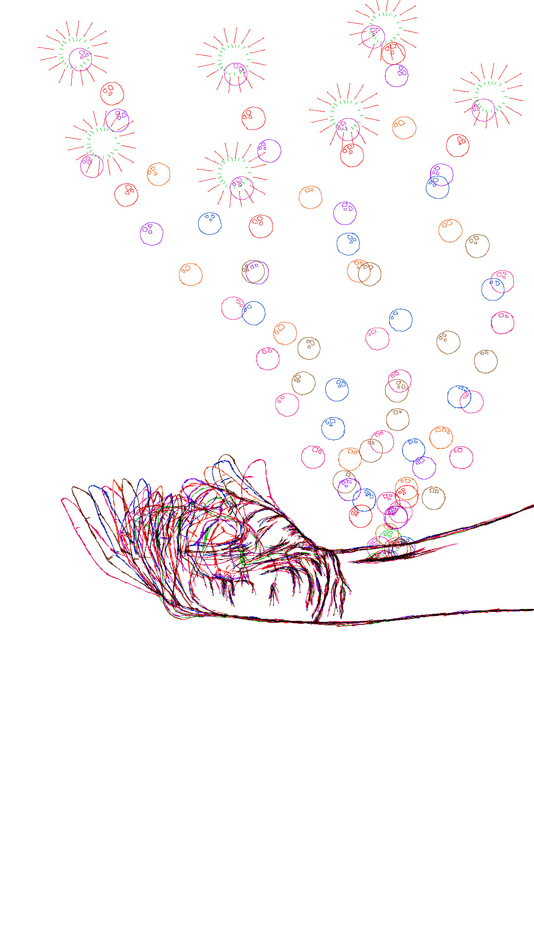 popping bubble drawing